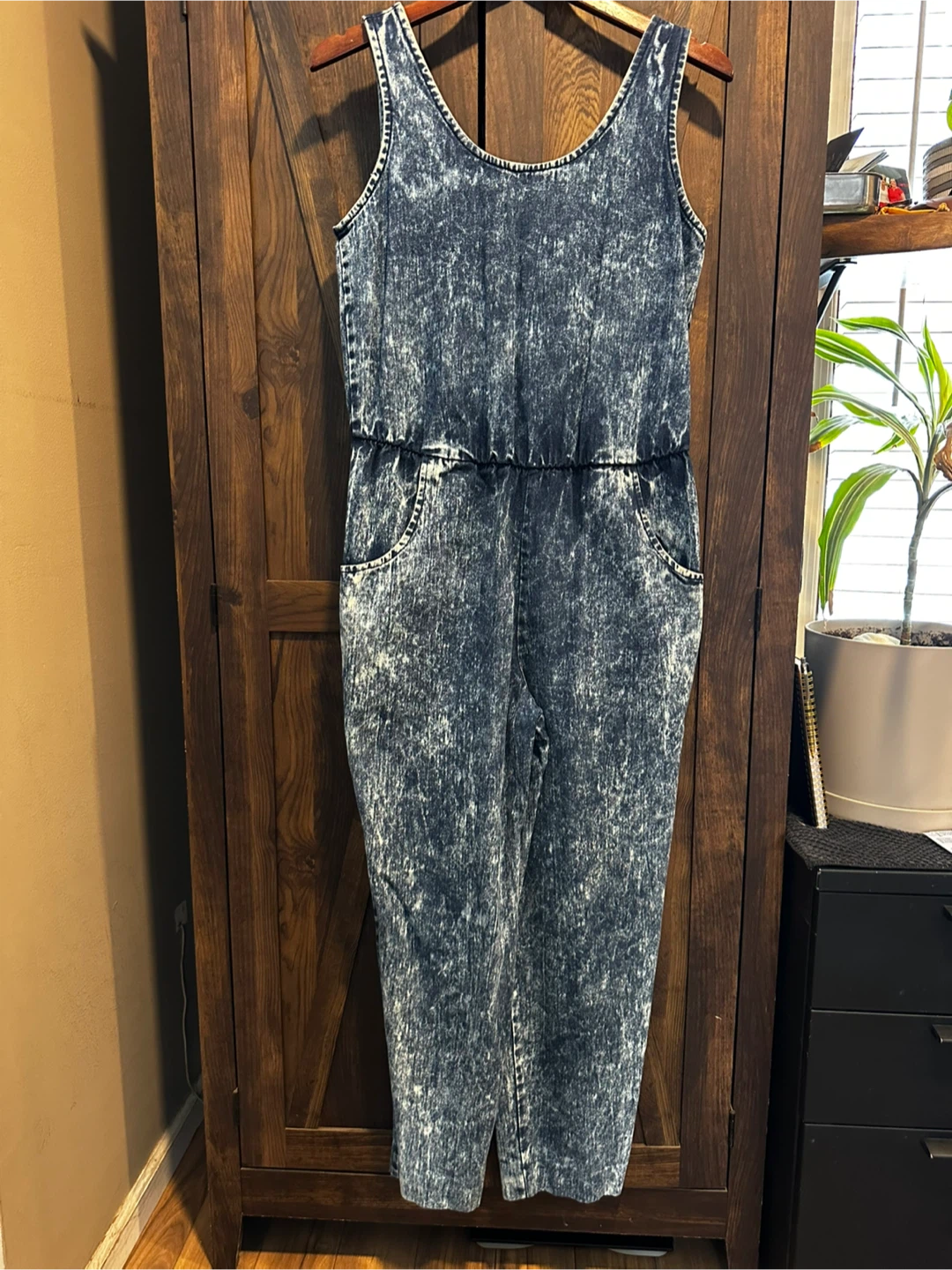 P6 Collections Women's Acid Wash Jumpsuit Size 6 🏆