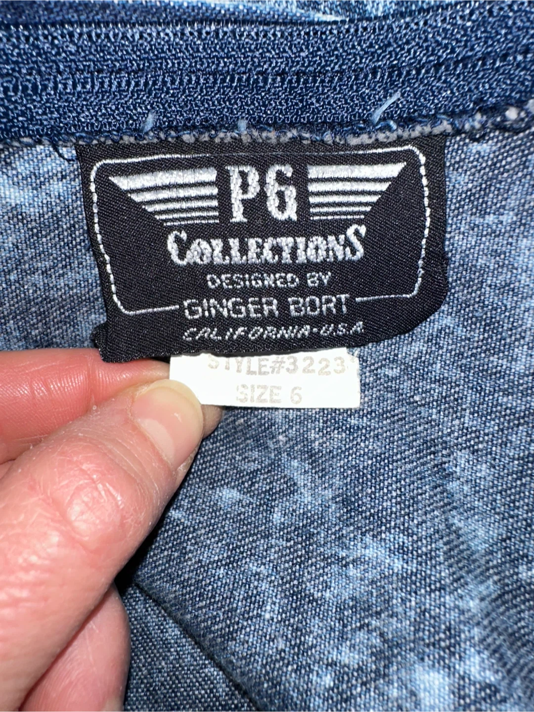 P6 Collections Women's Acid Wash Jumpsuit Size 6 🏆 - photo 3