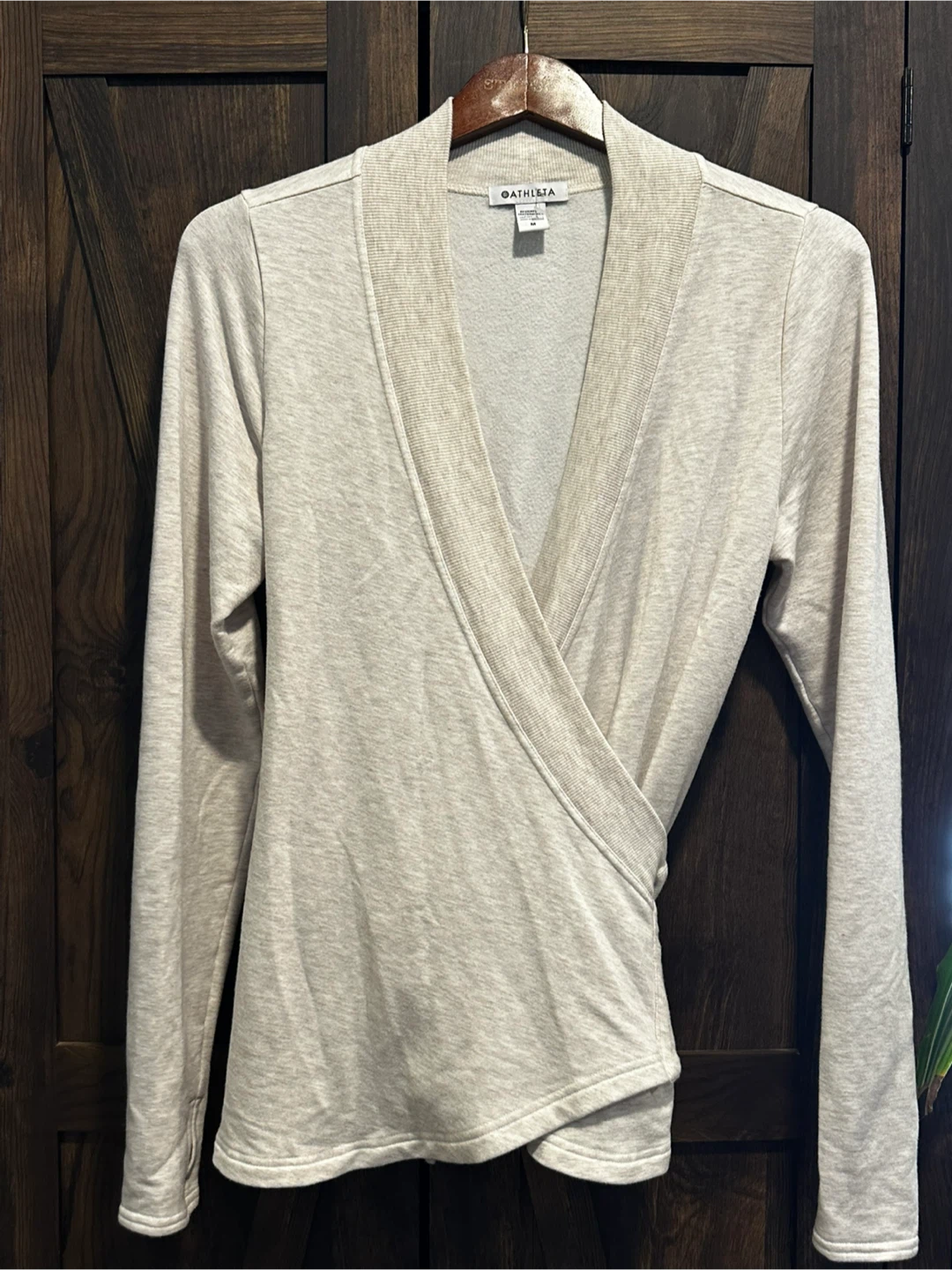 Athleta Poise Dance Wrap Nirvana Cardigan Sz M 🏆 - photo 4