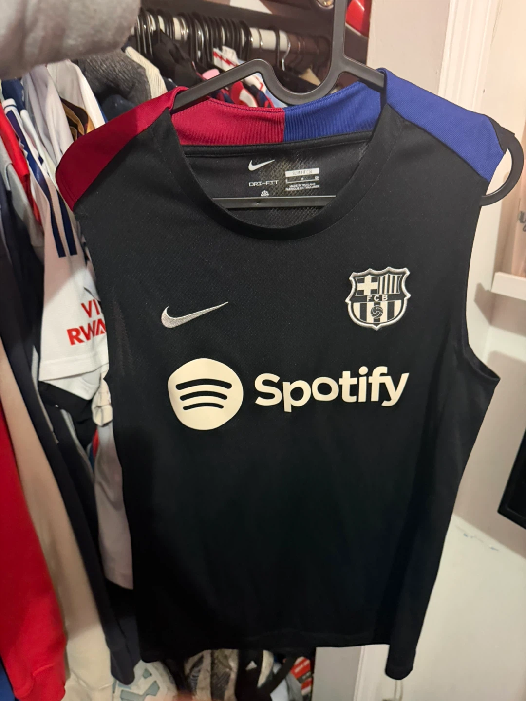 Nike FC Barcelona 2024-25 Sleeveless Jersey Size Small