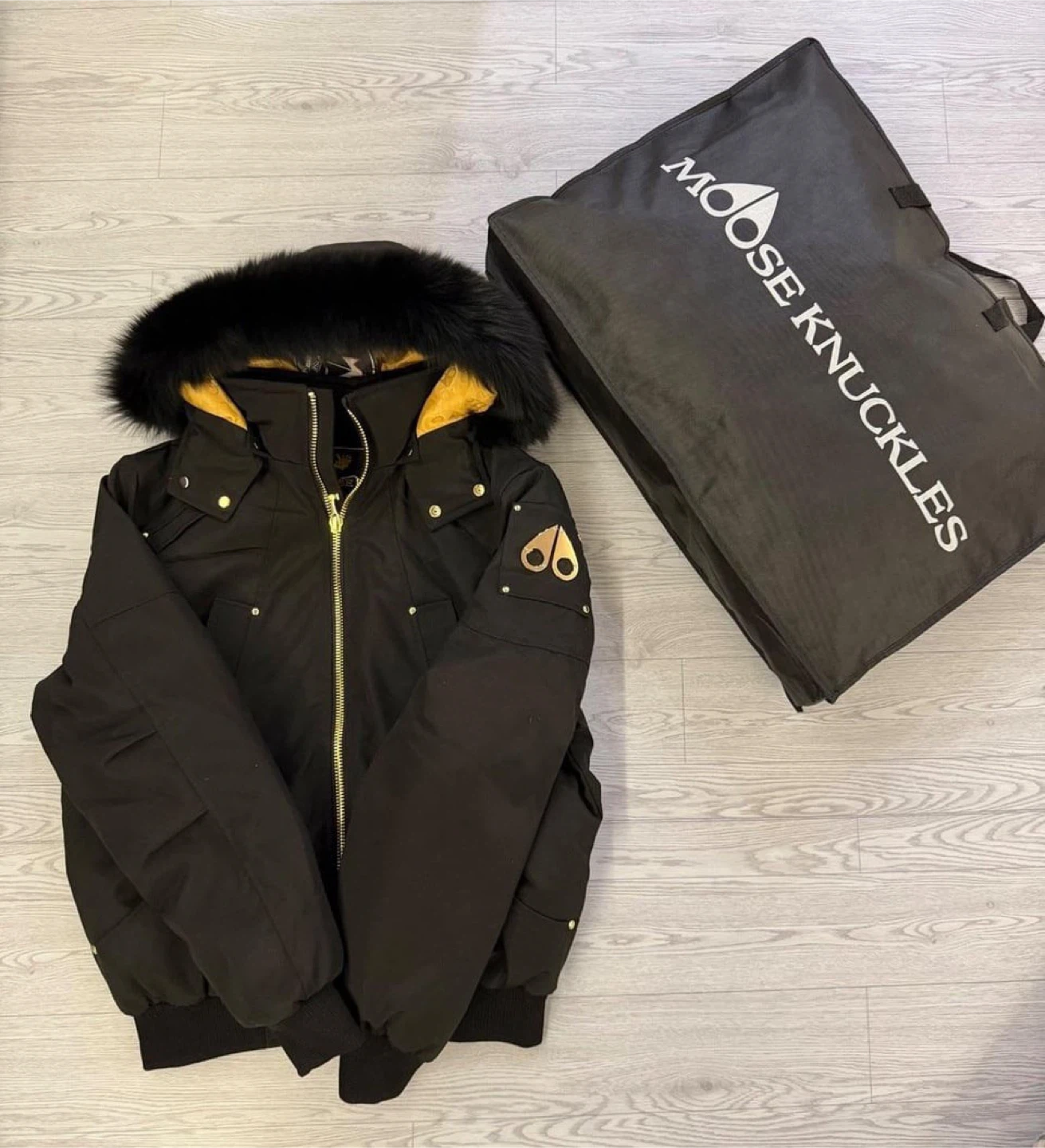 Moose Knuckles Bomber Jacket size XL
