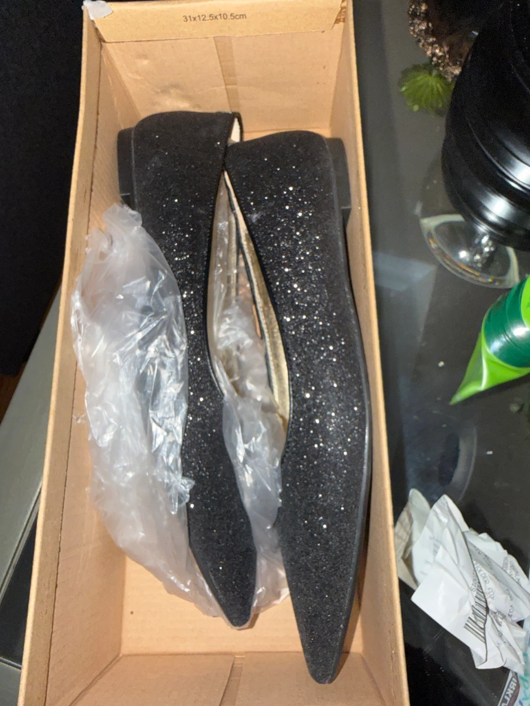Avery & Sage Women's Odette Black Pointed Toe Flats - Size 7 - photo 3