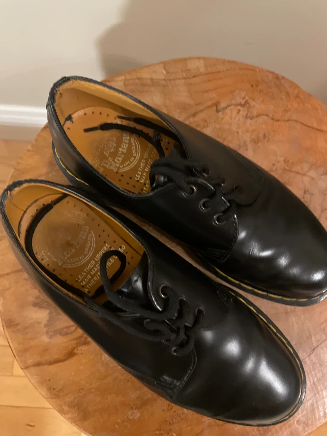 Dr. Martens 1461 Black Leather Oxford Shoes - photo 2