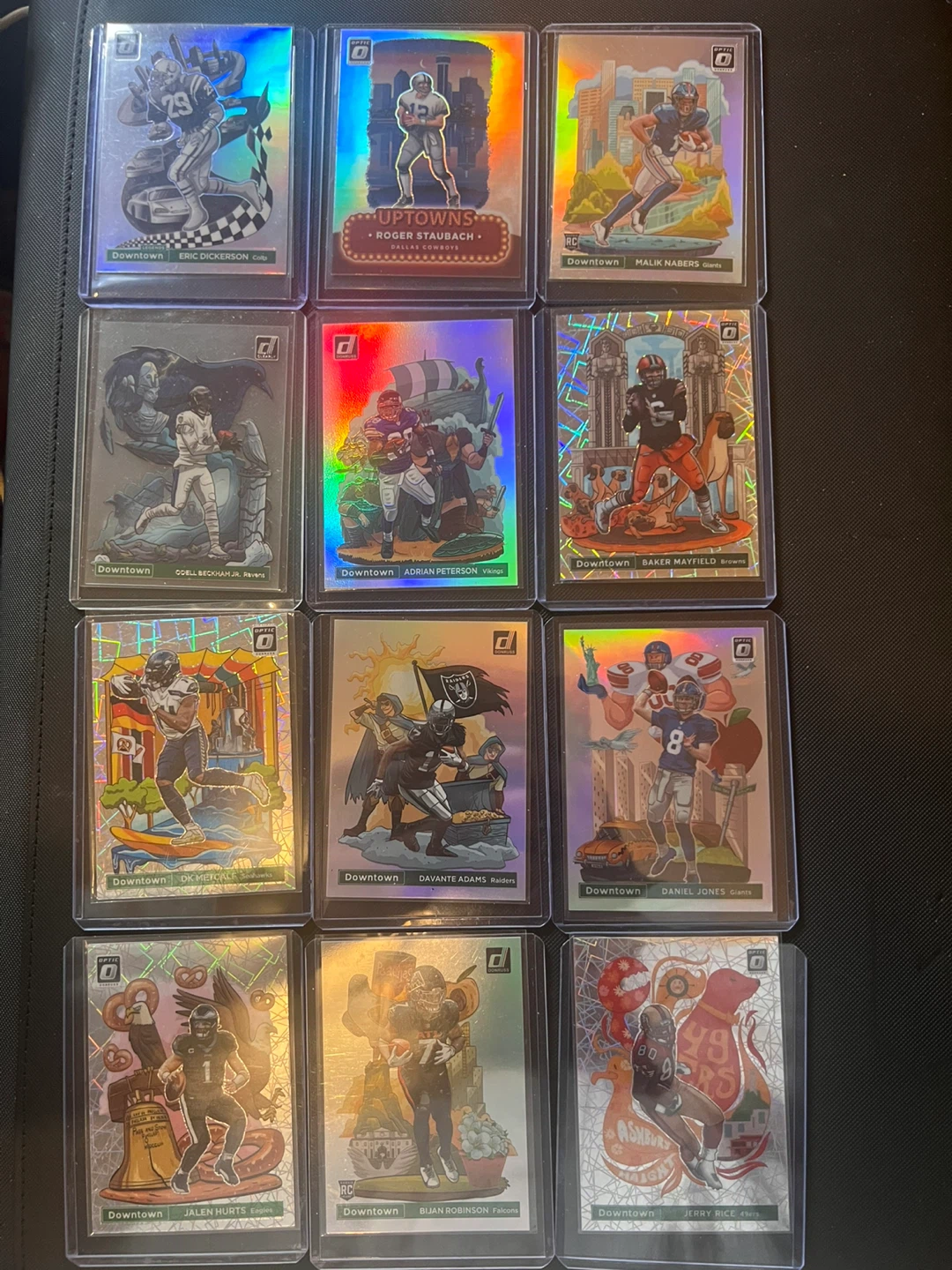 12 x Panini Donruss Optic Prizm DOWNTOWN Cards - photo 2