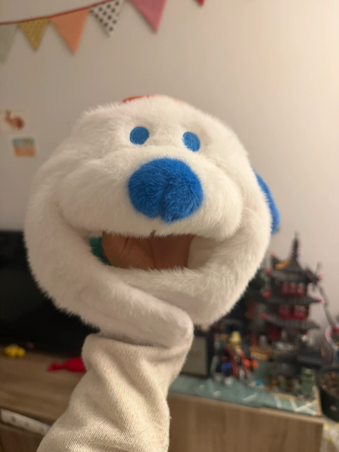 Super cute Peanuts White and Blue Dog Pet Hat