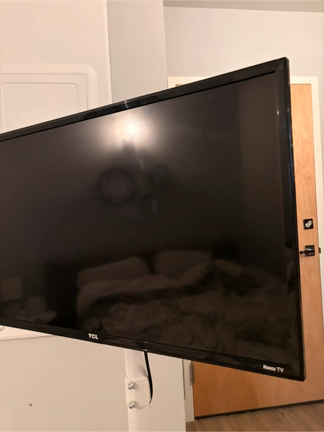 TCL Roku TV and Rolling Stand - photo 2