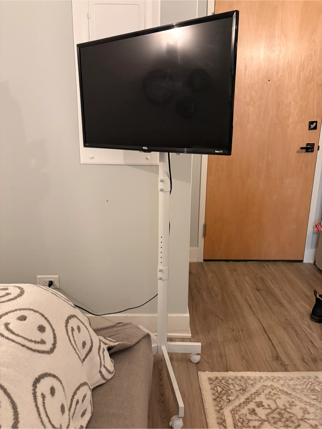 TCL Roku TV and Rolling Stand