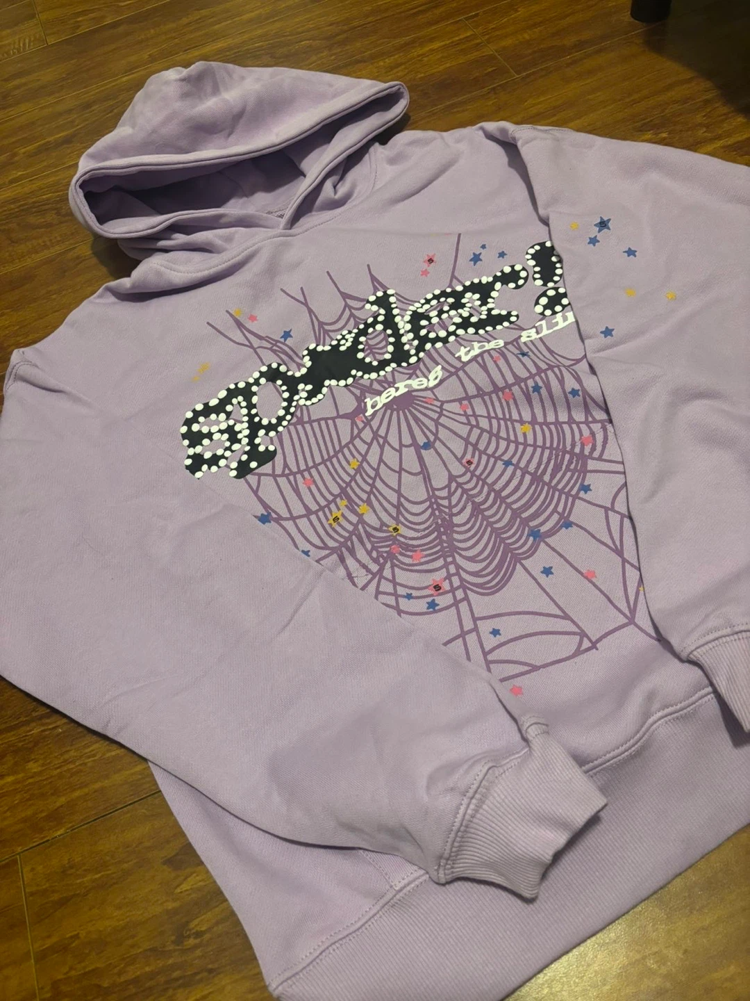 Purple SP5DER Hoodie