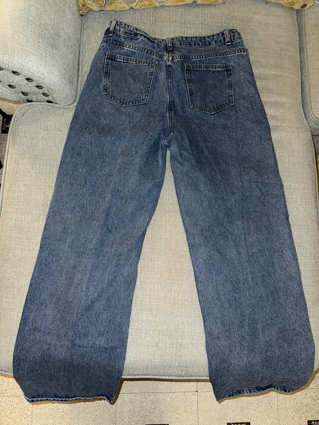 Women's Distressed Wide leg Jeans 🏆 - photo 2