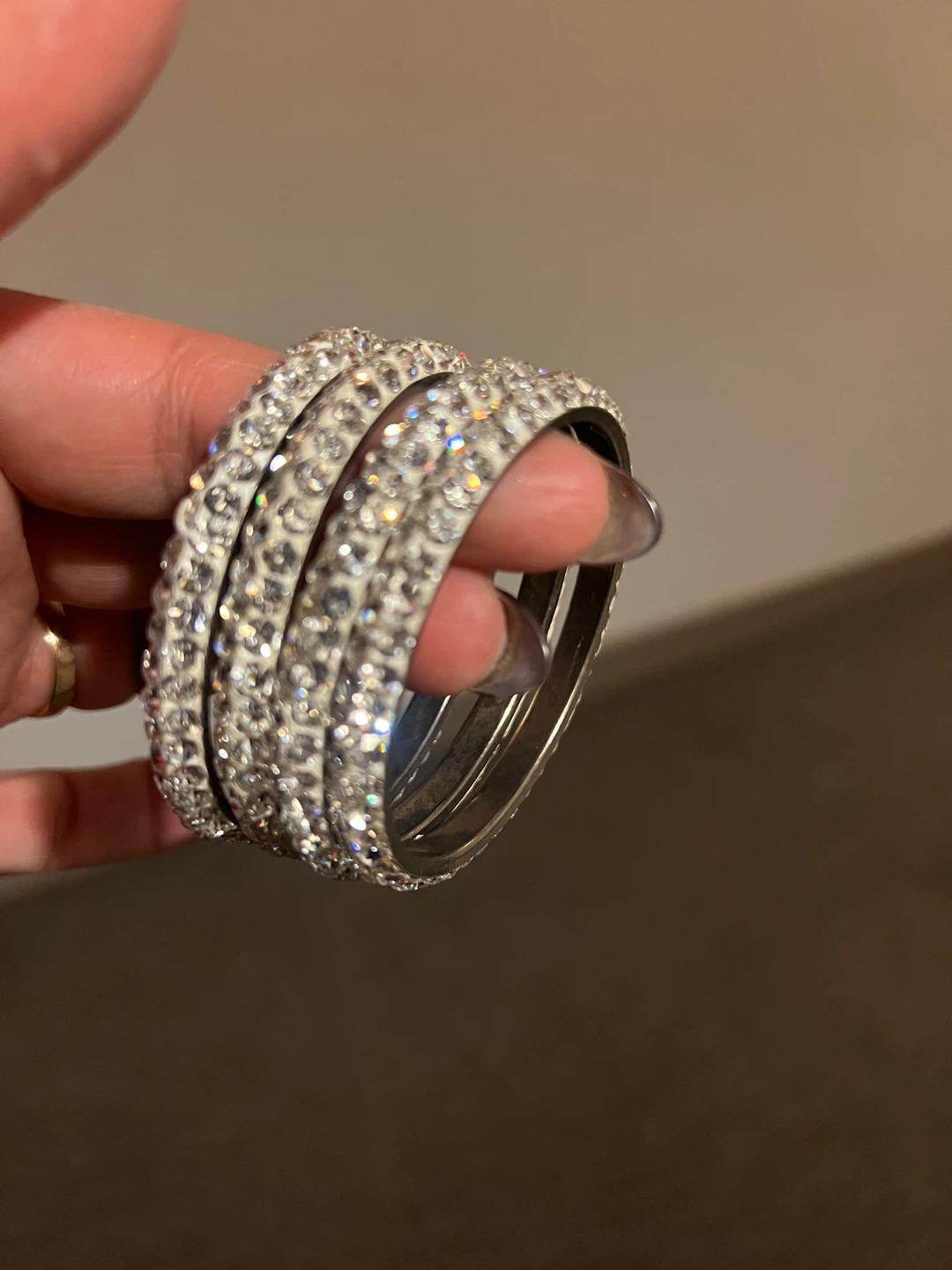 Assorted Bangles - Rhinestone, Beaded, and Metallic Styles - photo 2