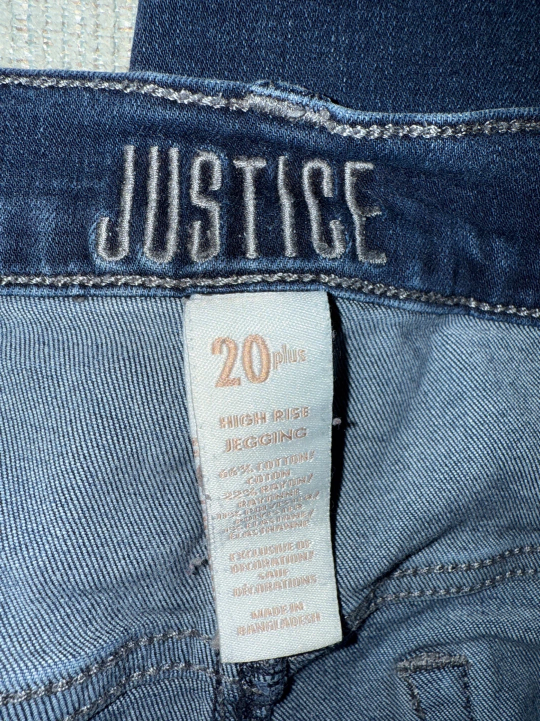 Justice High Rise Jegging Jeans🏆 - photo 3