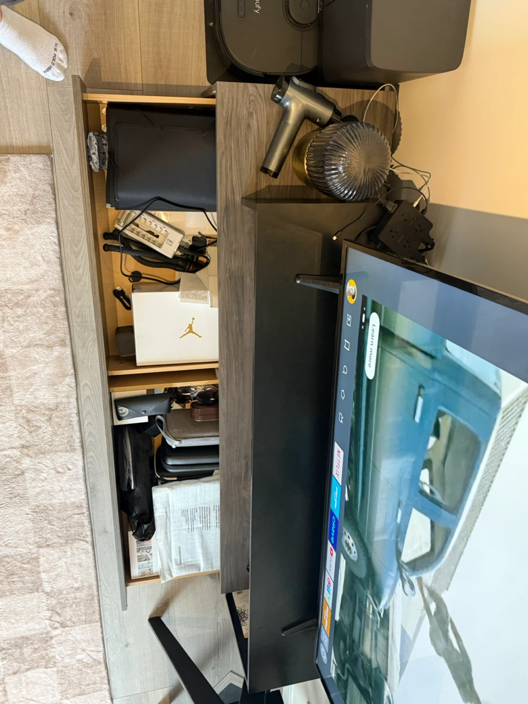 Modern TV Stand with Storage - photo 5