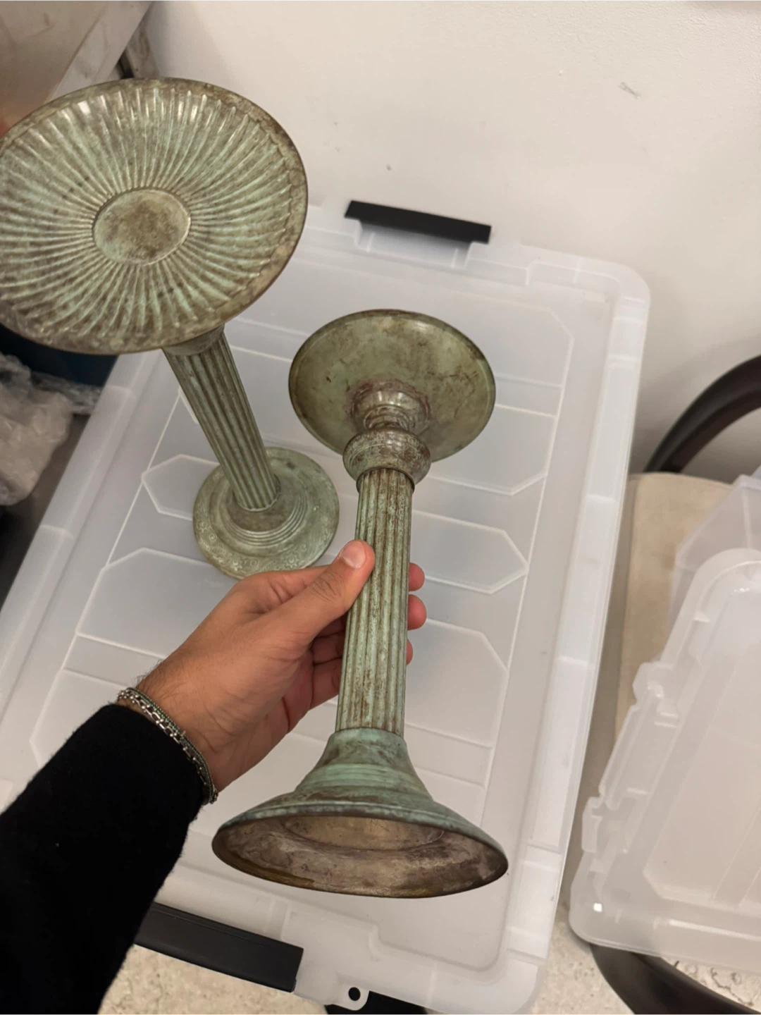 Set of 2 Vintage Candle Holders - photo 3