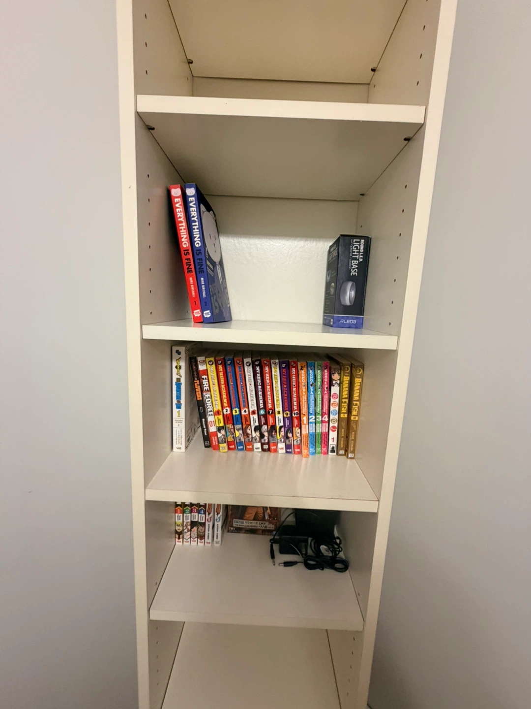 Tall White Bookcase Shelf - photo 2