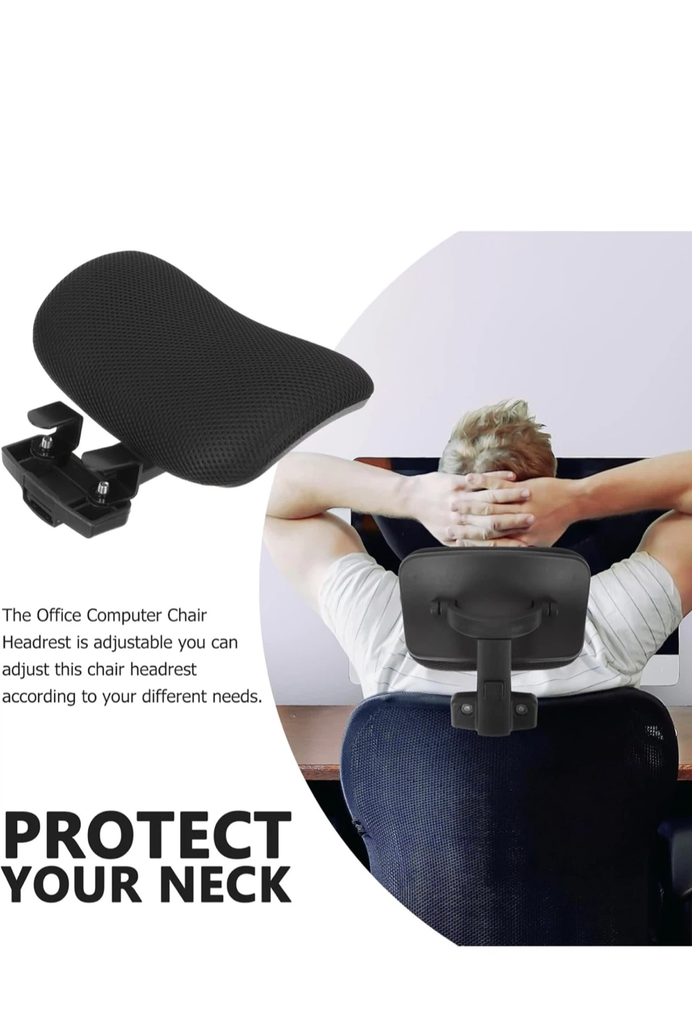 Comfortable Office Chair Headrest - photo 3