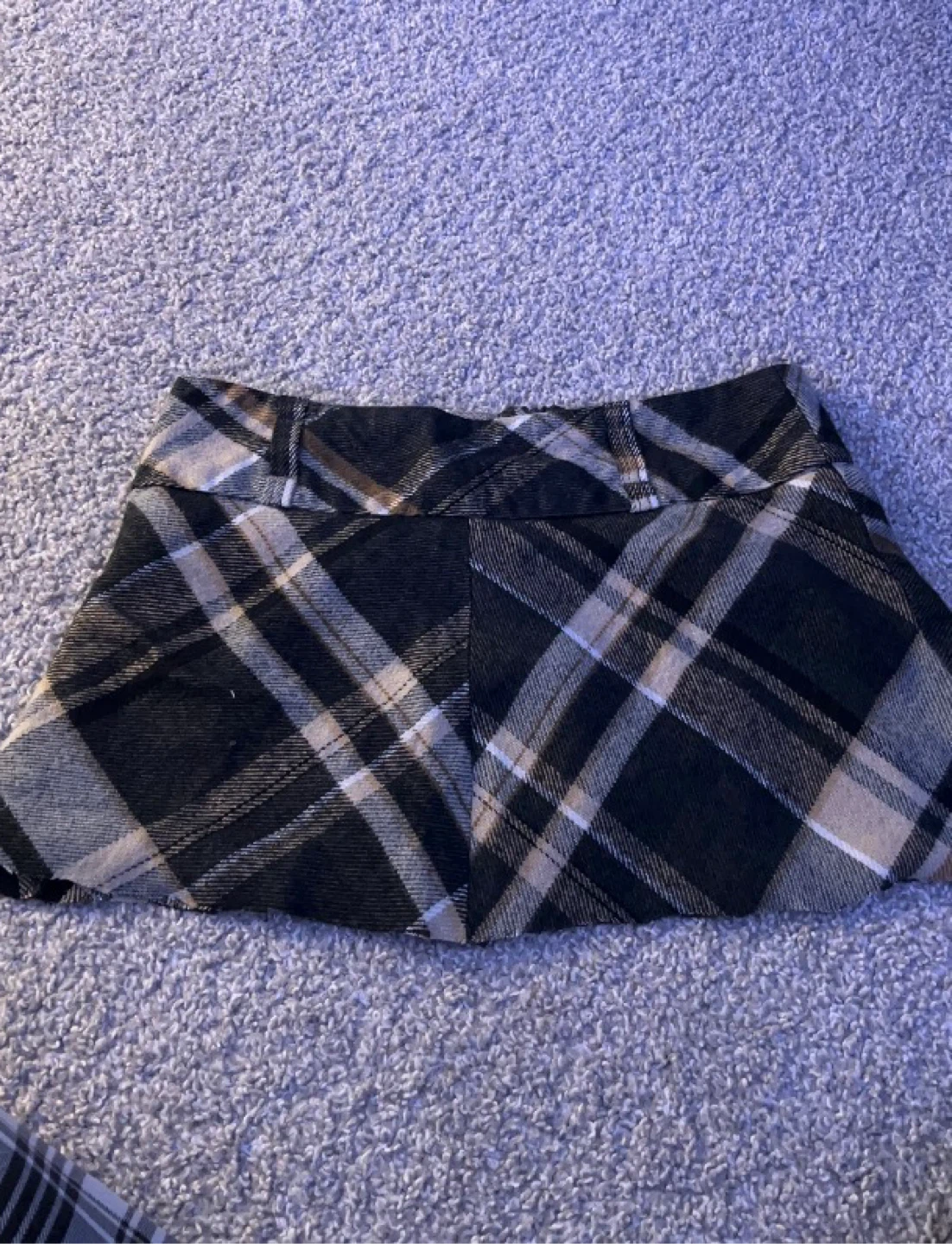 Plaid Mini Skirt