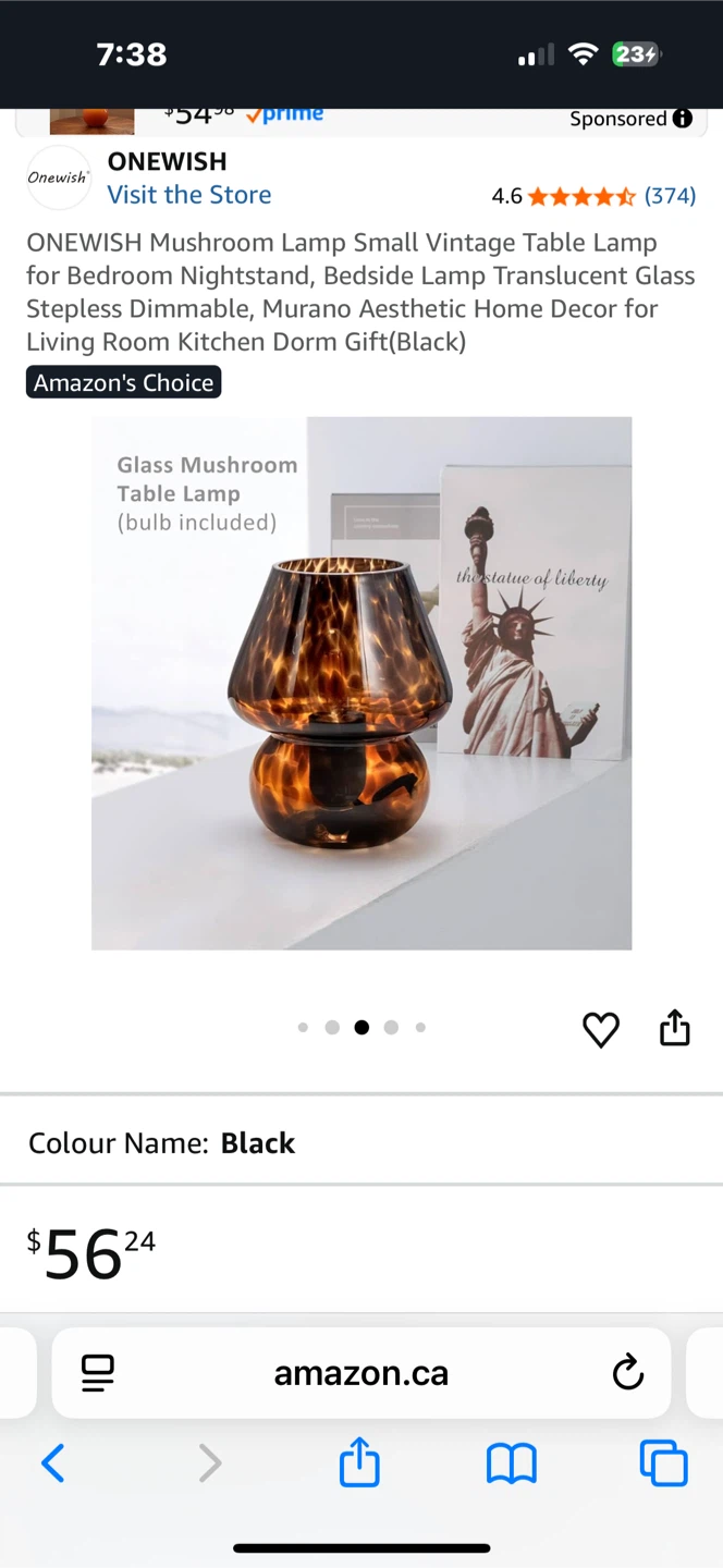 ONEWISH Cute Mushroom Table Lamp 🏆 - photo 3
