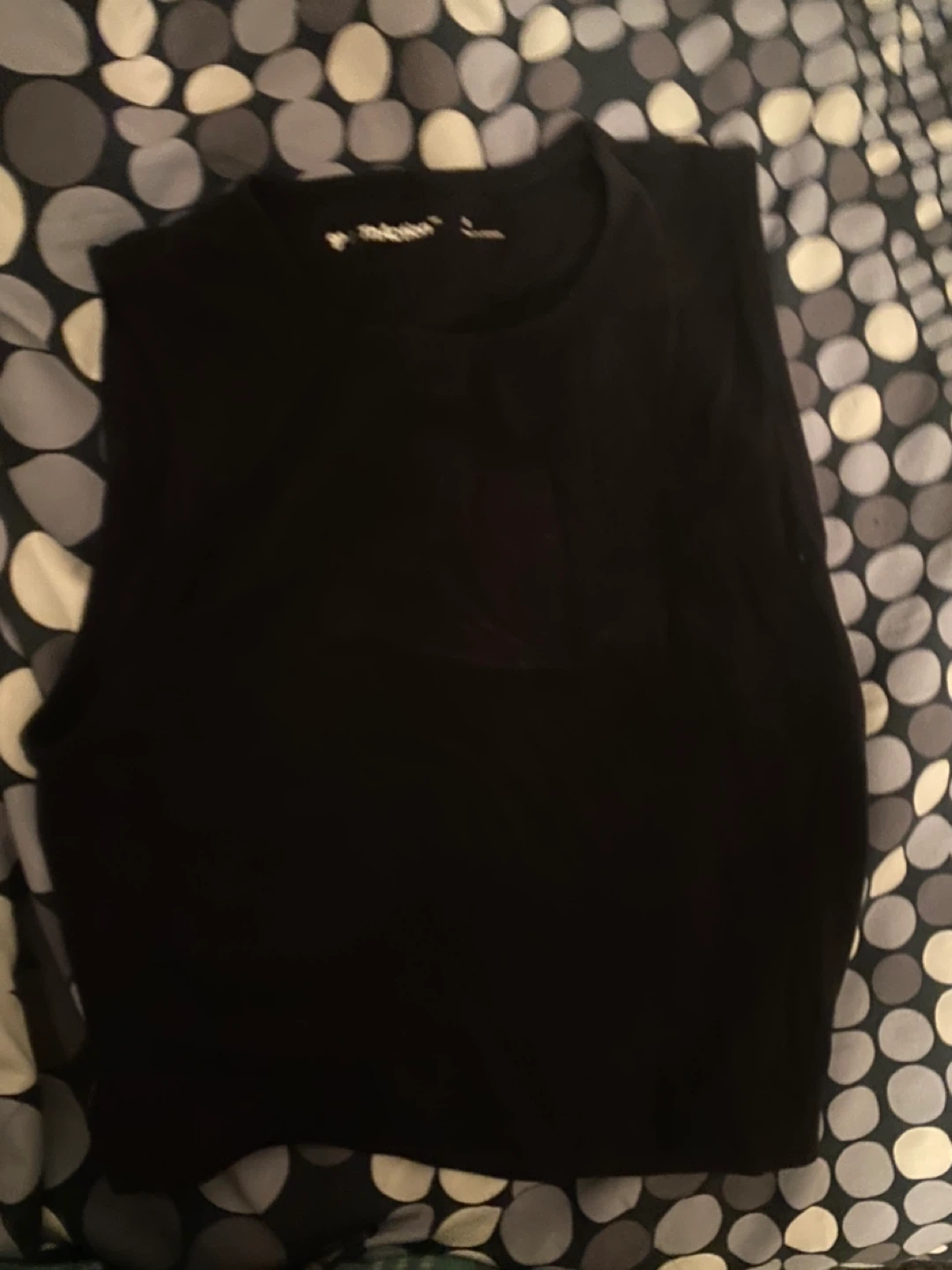 TnAction Black Sleeveless Top Size S