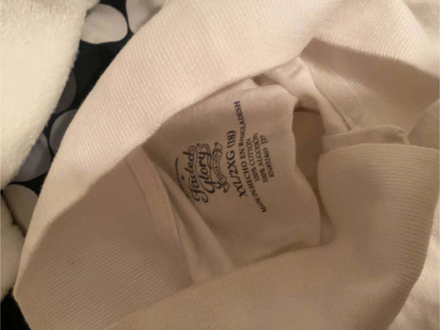 Faded Glory White Polo Shirt XX-Large - photo 3
