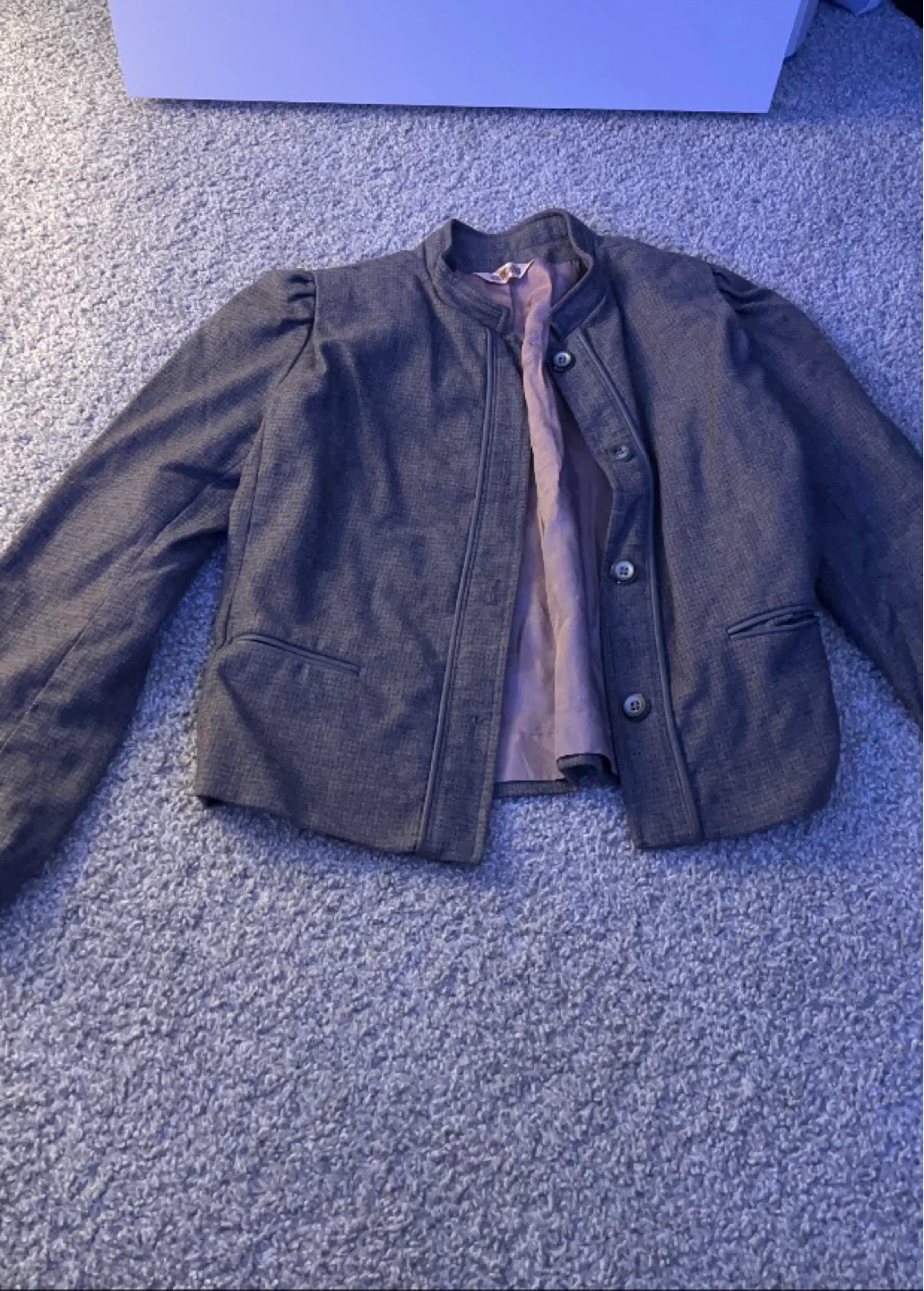Grey Blazer Jacket