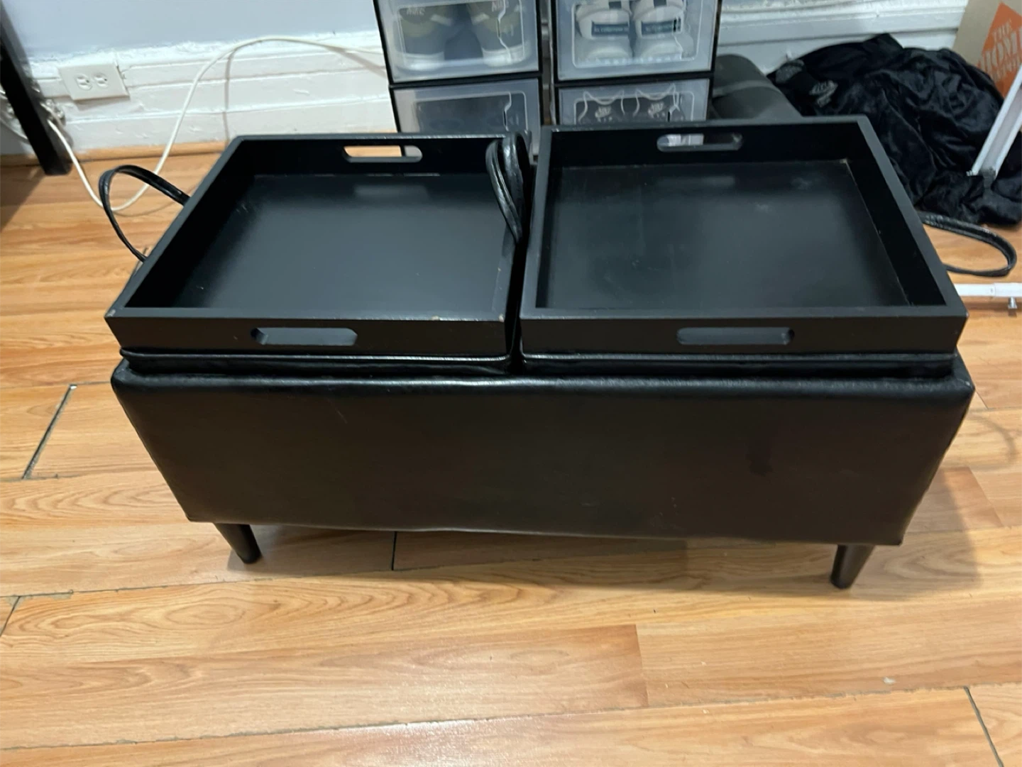 Storage ottoman / coffee table - photo 2