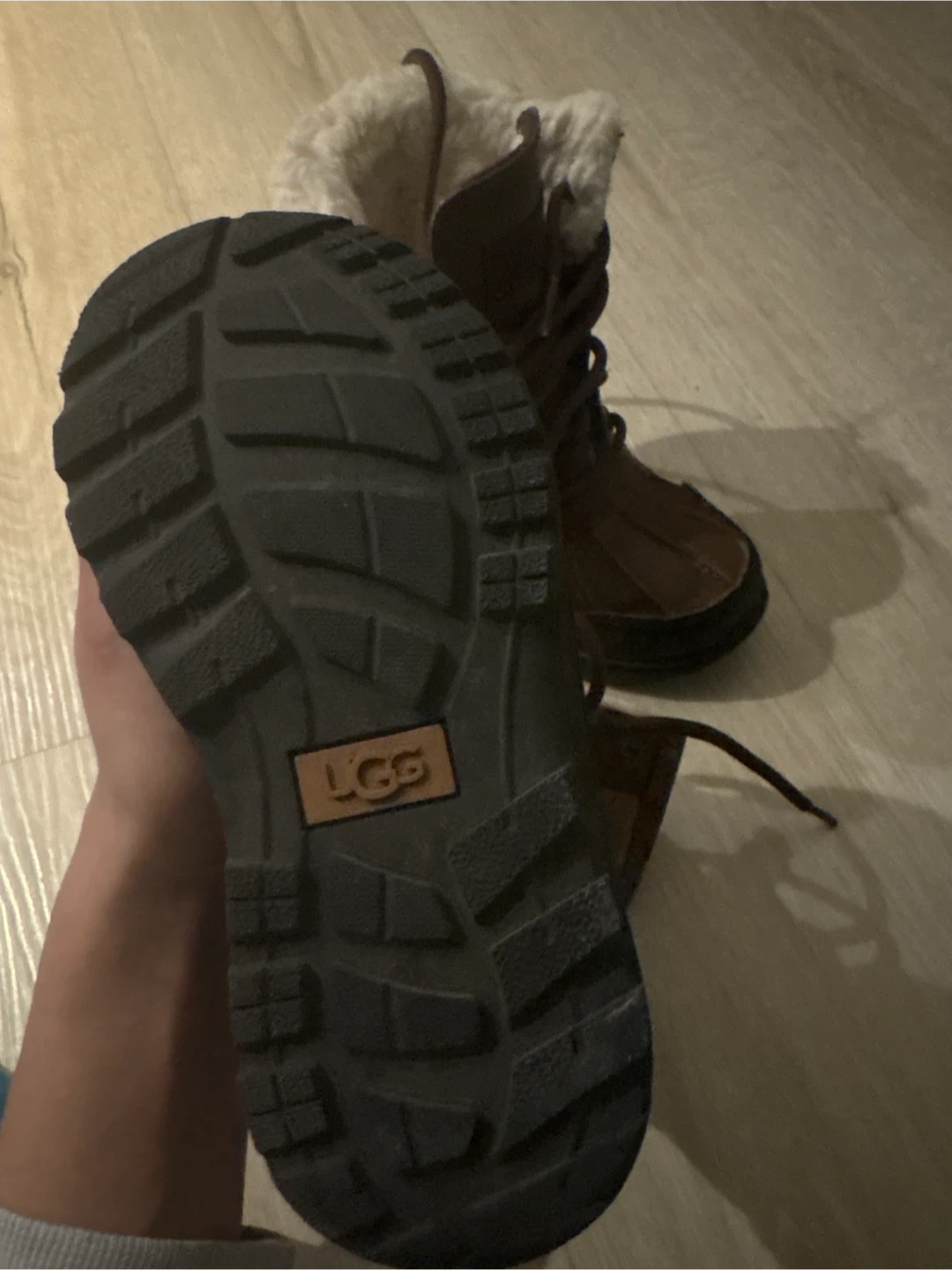 Ugg "Waterproof" Lace-Up Boots - Brown - photo 3