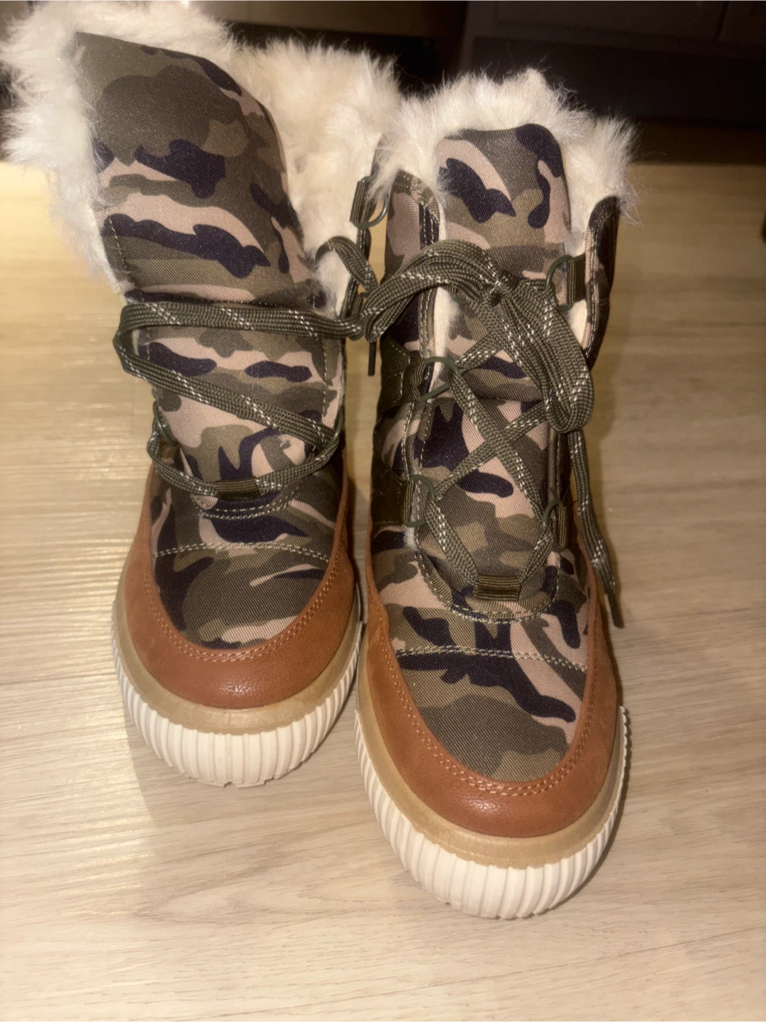 Bamboo Camo Winter Boots