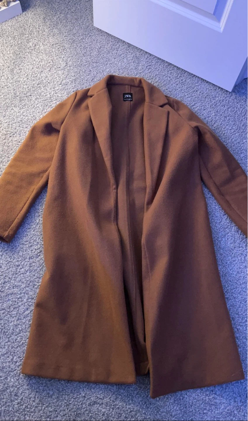 ZARA Brown Long Coat