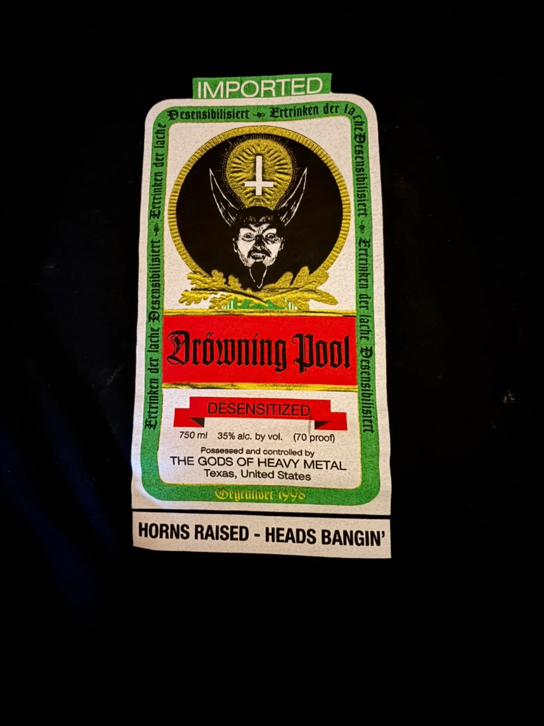 Drowning Pool Desensitized Imported Liqueur