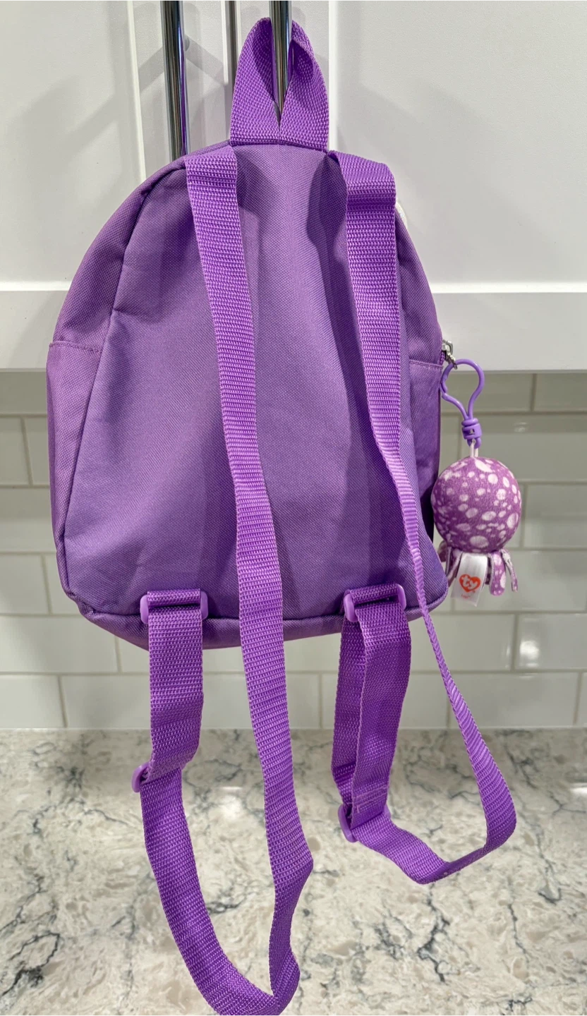 Hello Kitty Purple Mini Backpack with Octopus Charm - photo 2