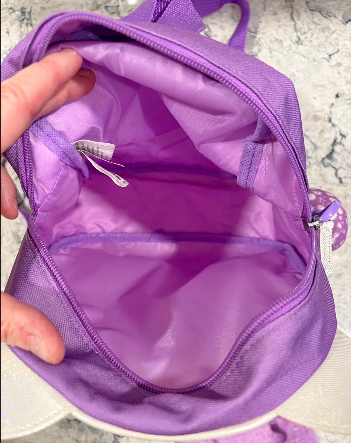 Hello Kitty Purple Mini Backpack with Octopus Charm - photo 3