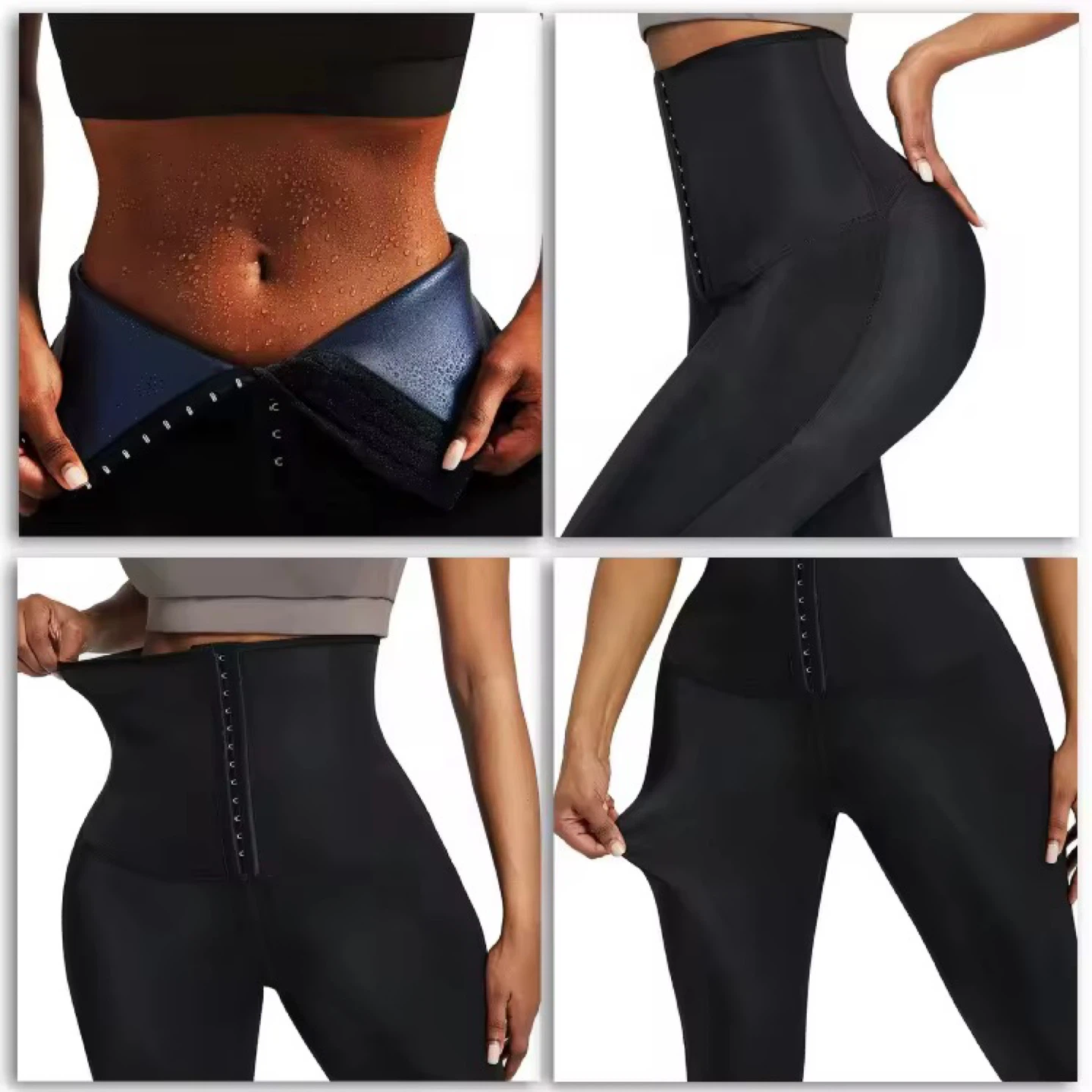Women's High-Waisted Sweat Sauna Leggings