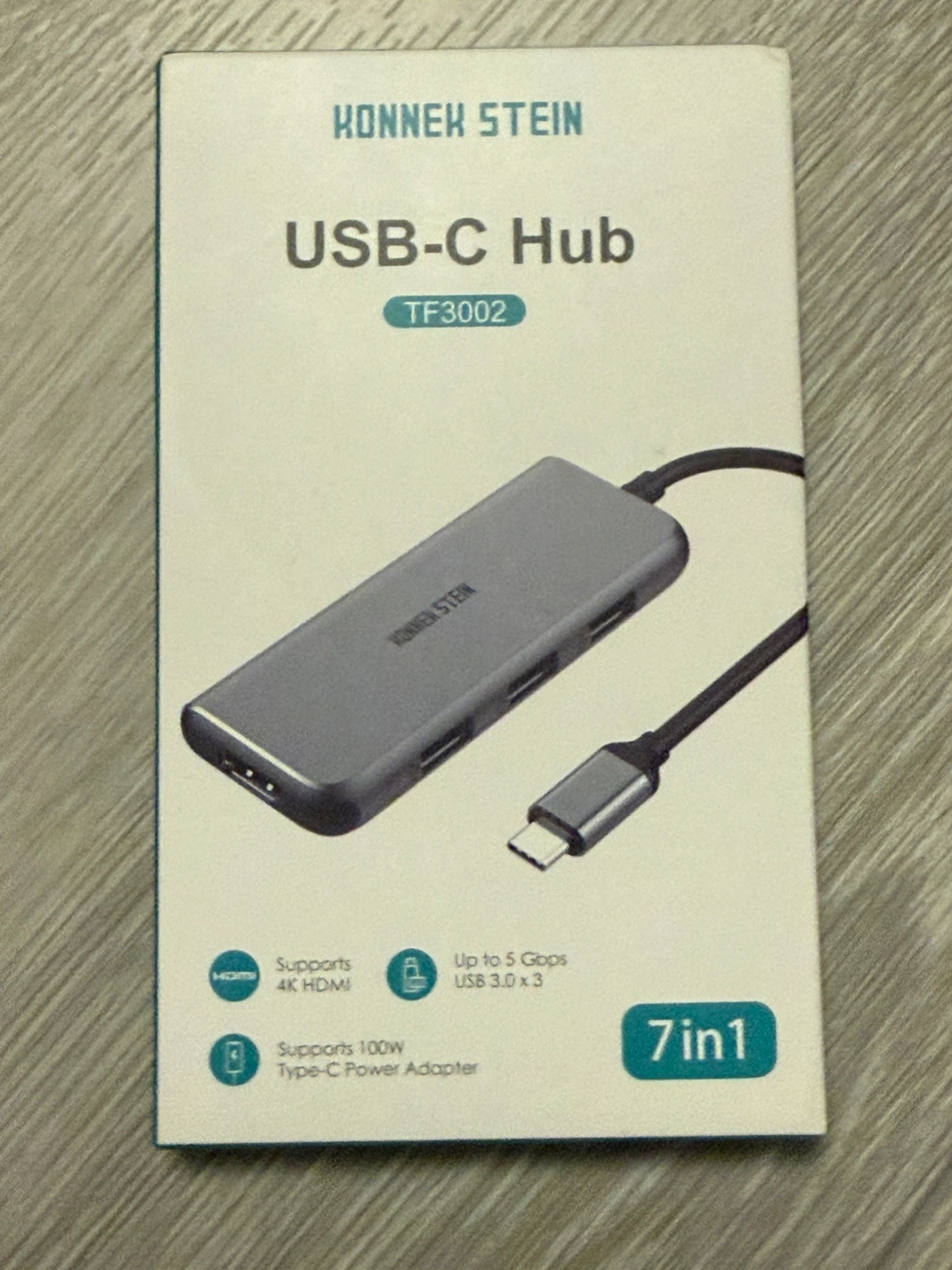 Konnek Stein TF3002 USB-C Hub 7-in-1