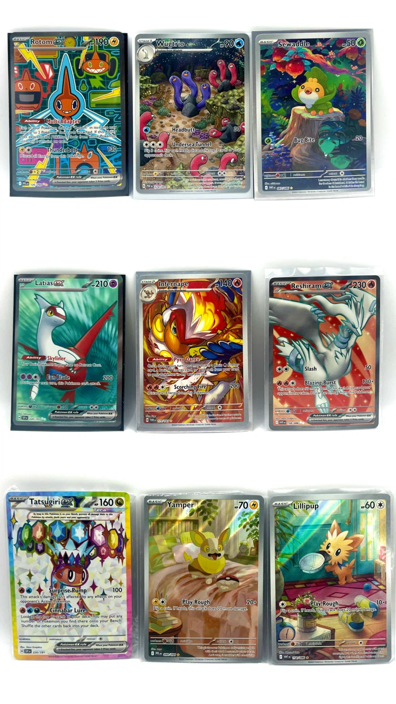 Genuine Pokemon Trading Card Lot - EX/FA/IR (English)