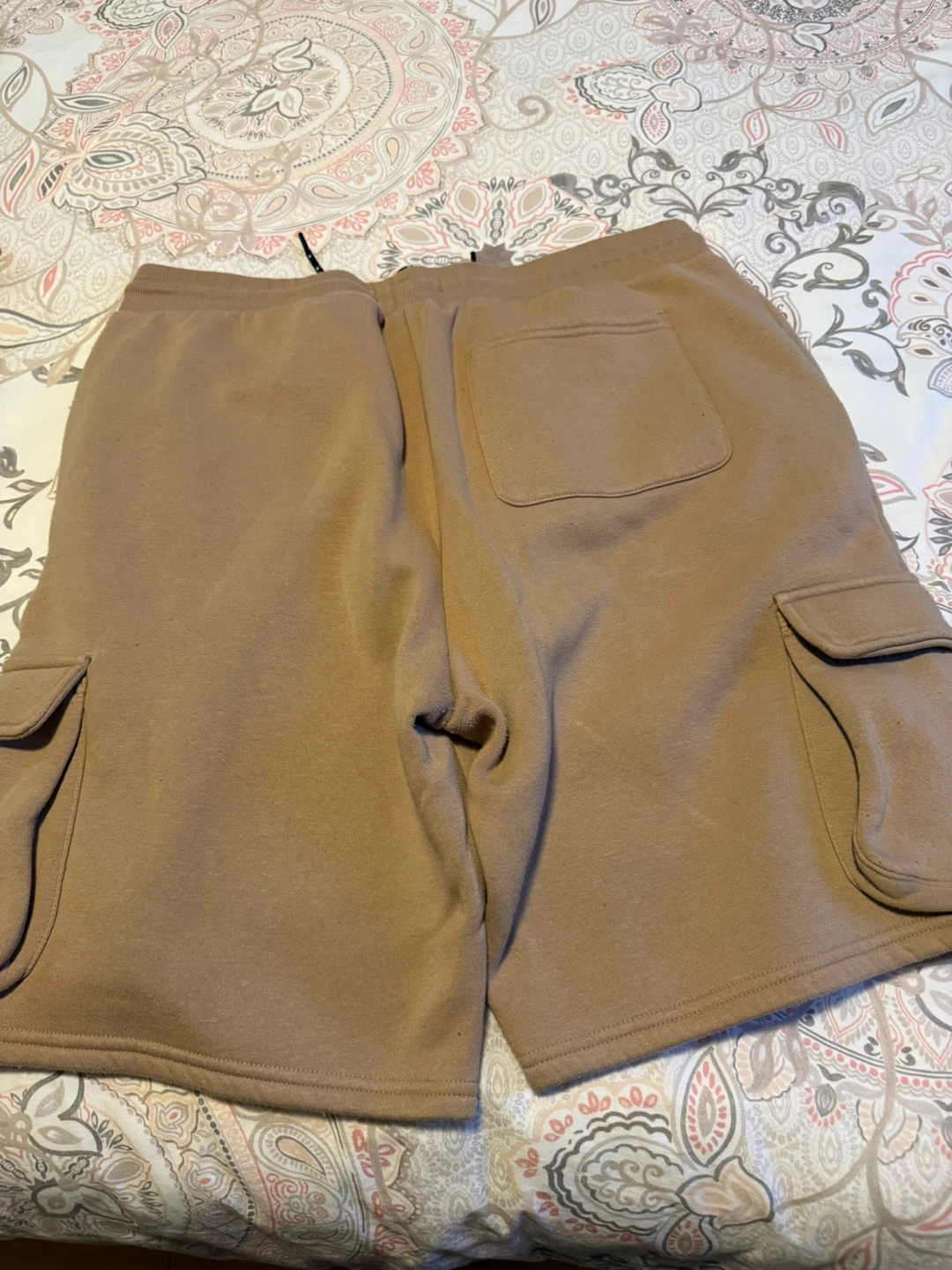 Men Guess Cargo Sweat Shorts - Tan - XL🏆 - photo 3