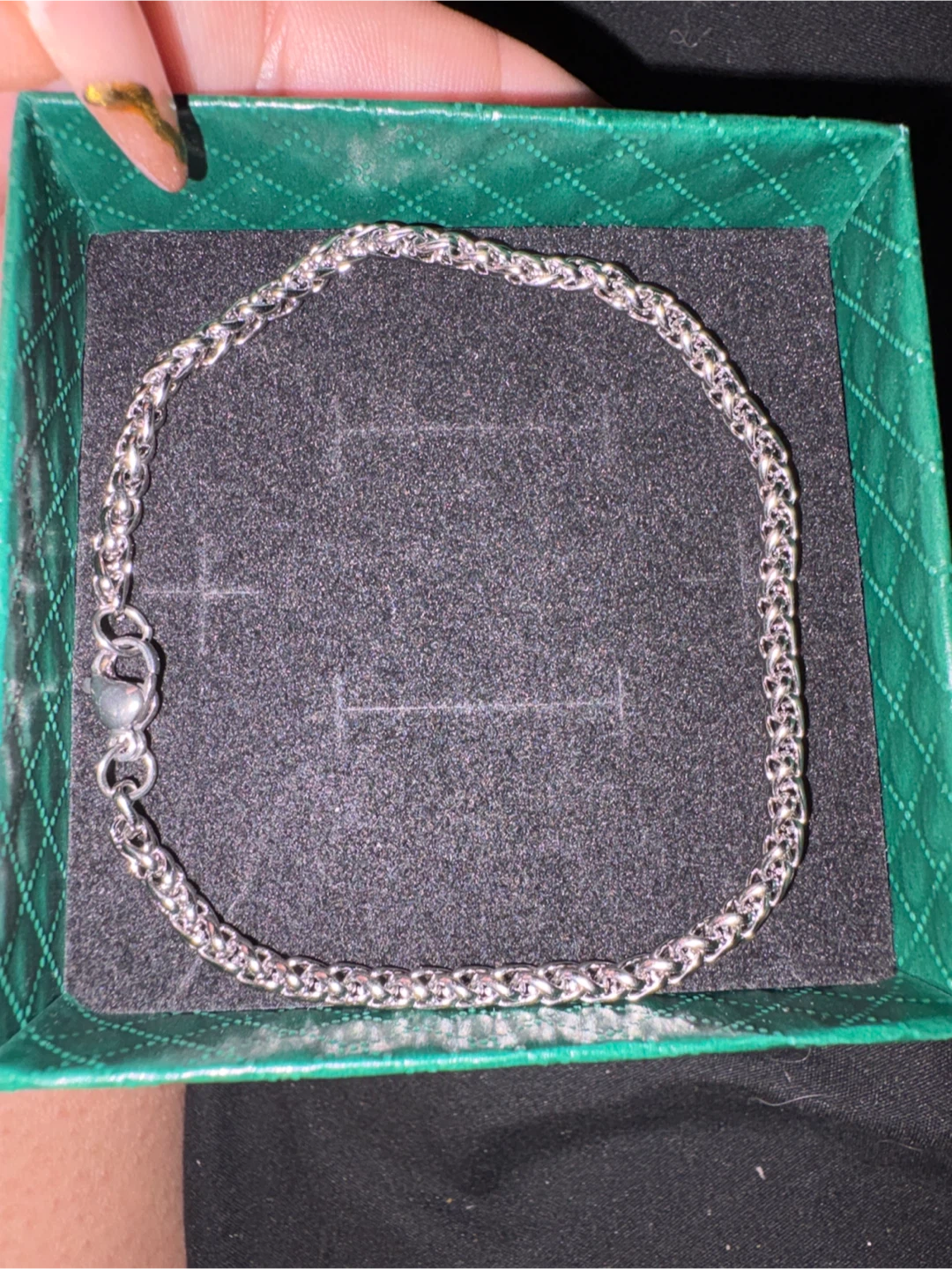 New Silver SS Franco Chain Bracelet - photo 4