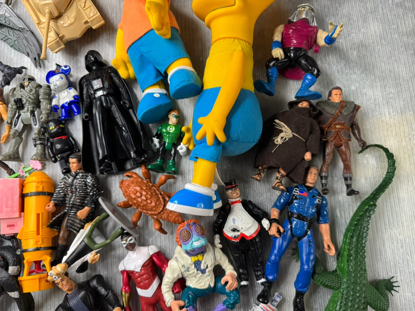 vintage ACTION FIGURE & PARTS LOT G.I. Joe Marvel TMNT Star Wars - photo 5