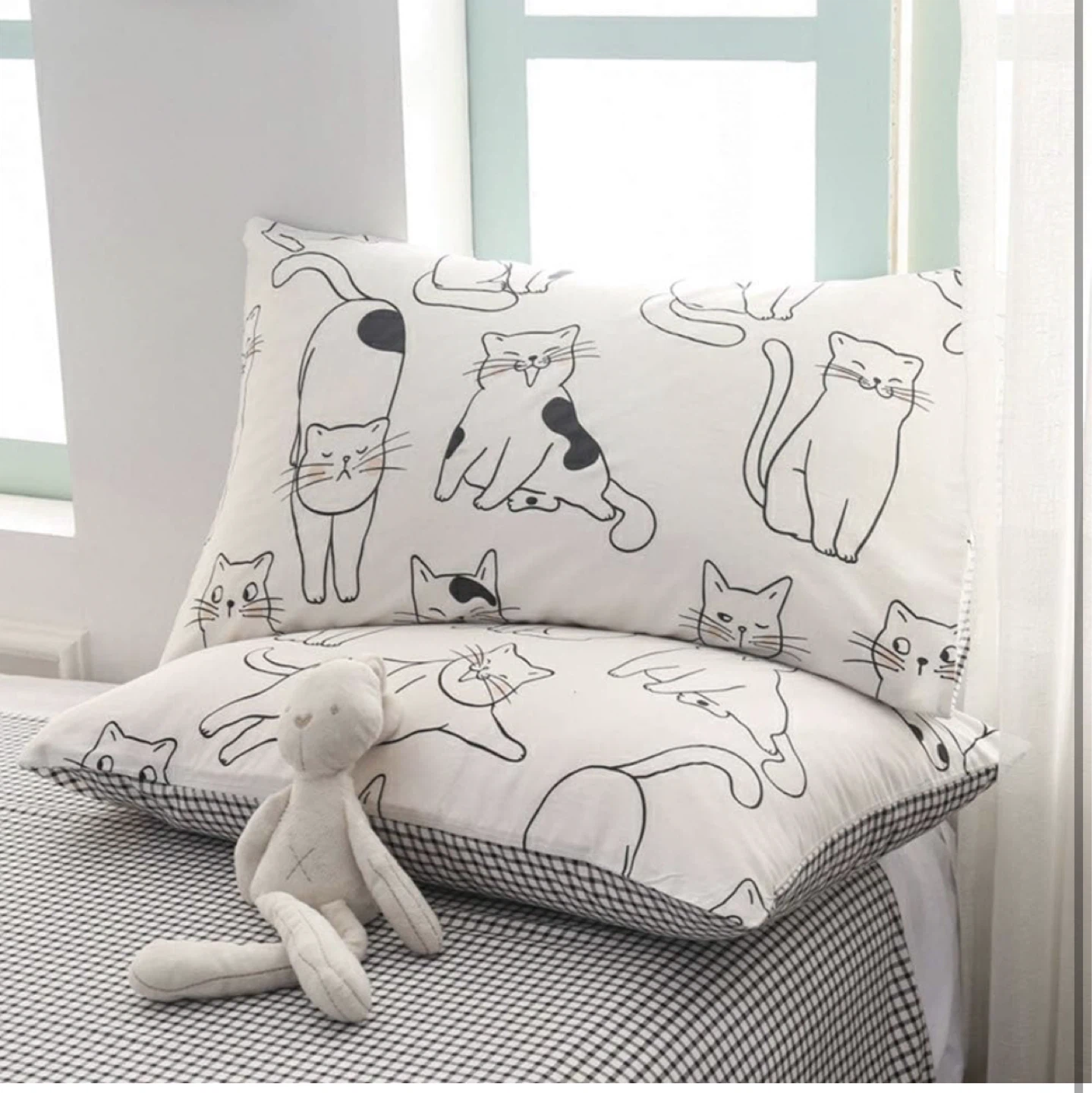 BlueBlue Cats Kids Duvet Cover Set Twin - photo 3