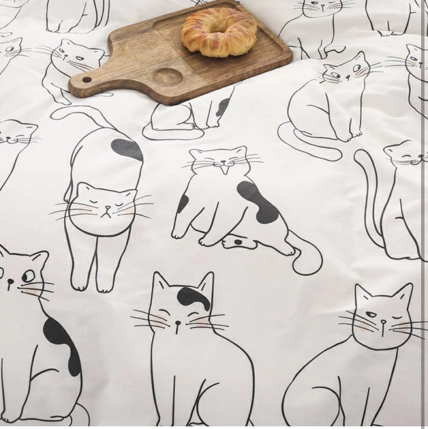 BlueBlue Cats Kids Duvet Cover Set Twin - photo 4