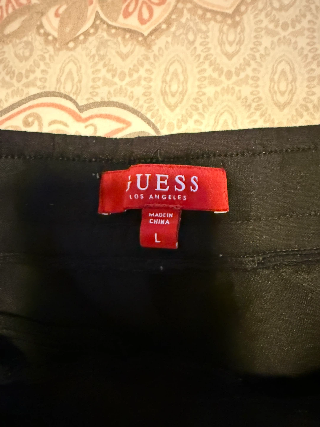 Guess Men's Black Athletic Shorts Size L🏆 - photo 3