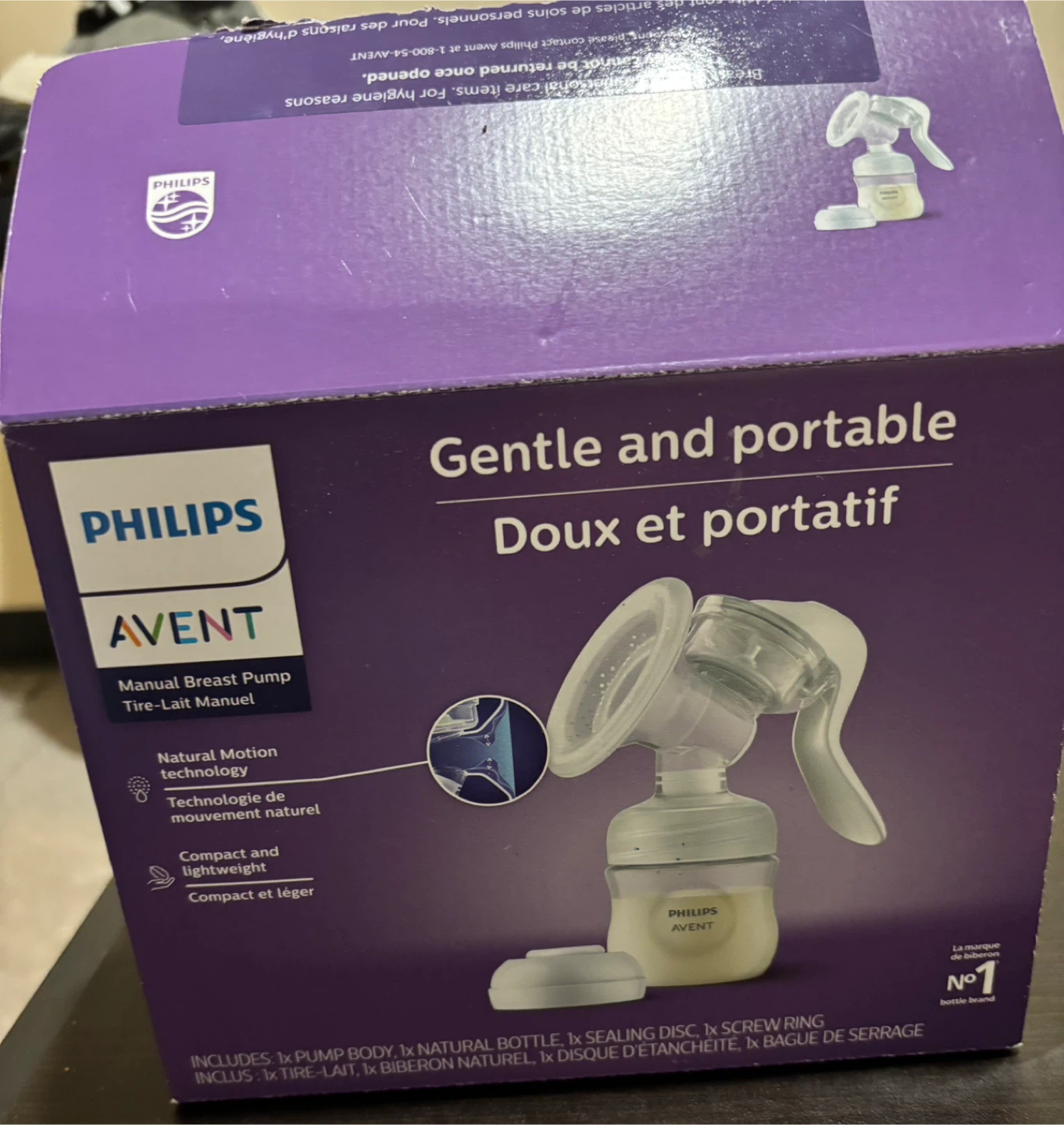 brand new Philips Avent Manual Breast Pump