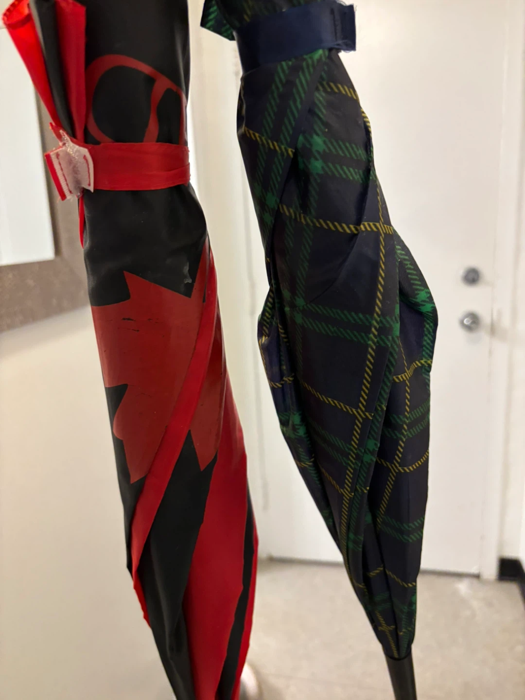 Two Umbrellas: Canadian Maple Leaf & Plaid - photo 3