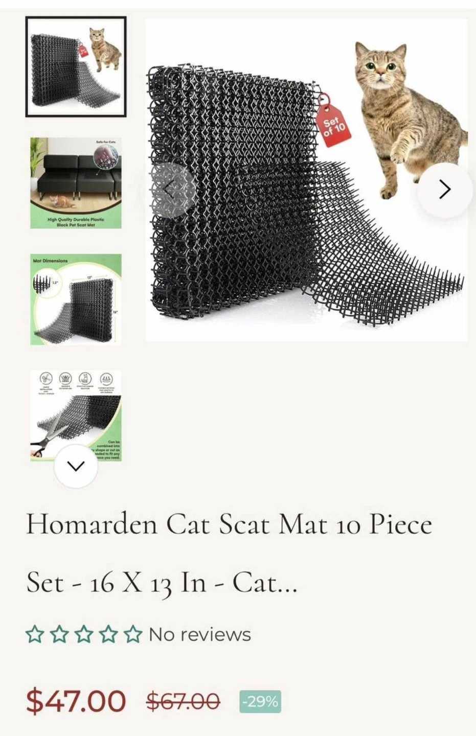 PET TRAINING MAT & MAGNETIC LOCKING CAT DOOR (Size Medium) - photo 3