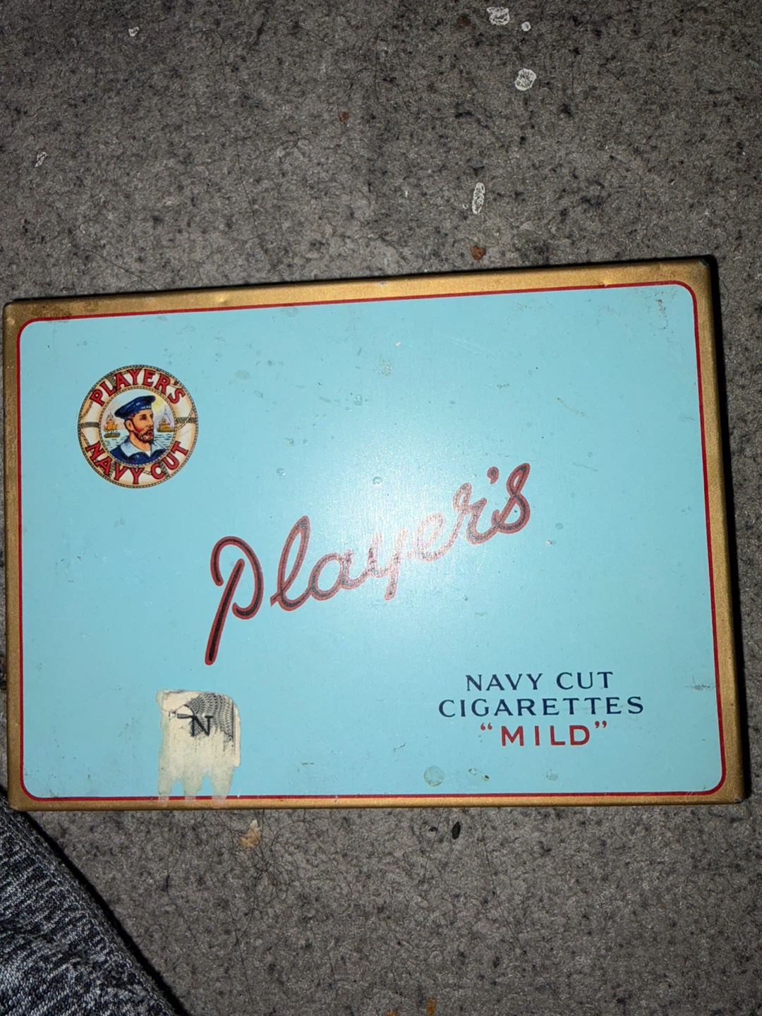 Player's Navy Cut Mild Cigarettes Tin