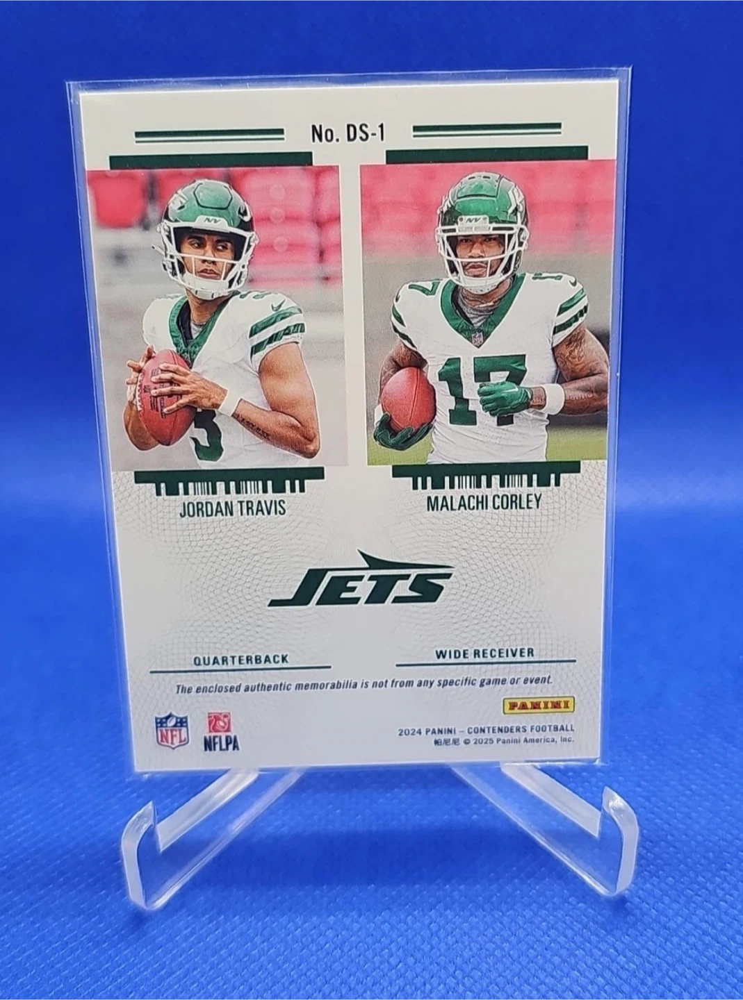 2024 Panini Contenders Ticket Jordan Travis Malachi Corley - photo 2