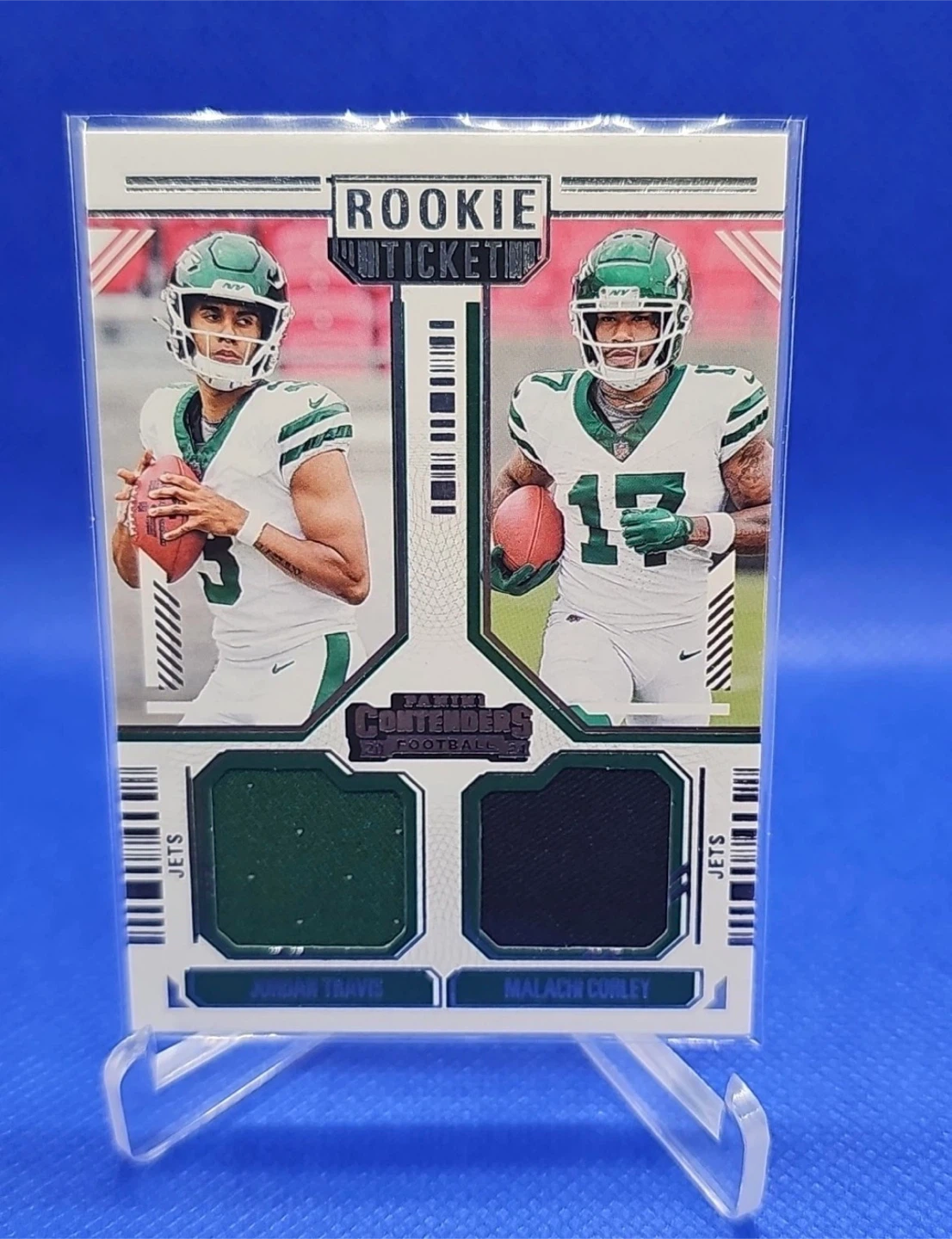 2024 Panini Contenders Ticket Jordan Travis Malachi Corley