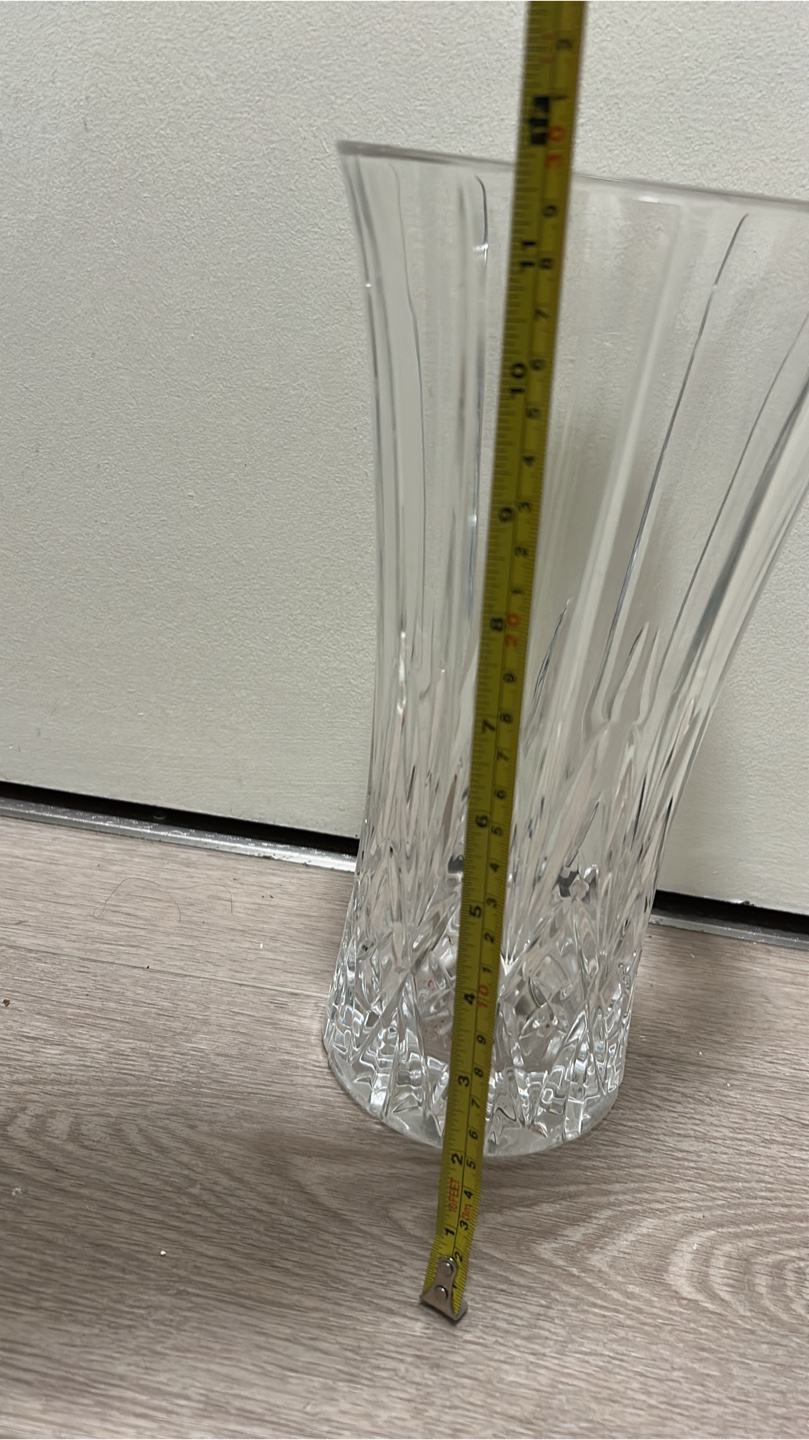 Clear Crystal Glass Vase - photo 2