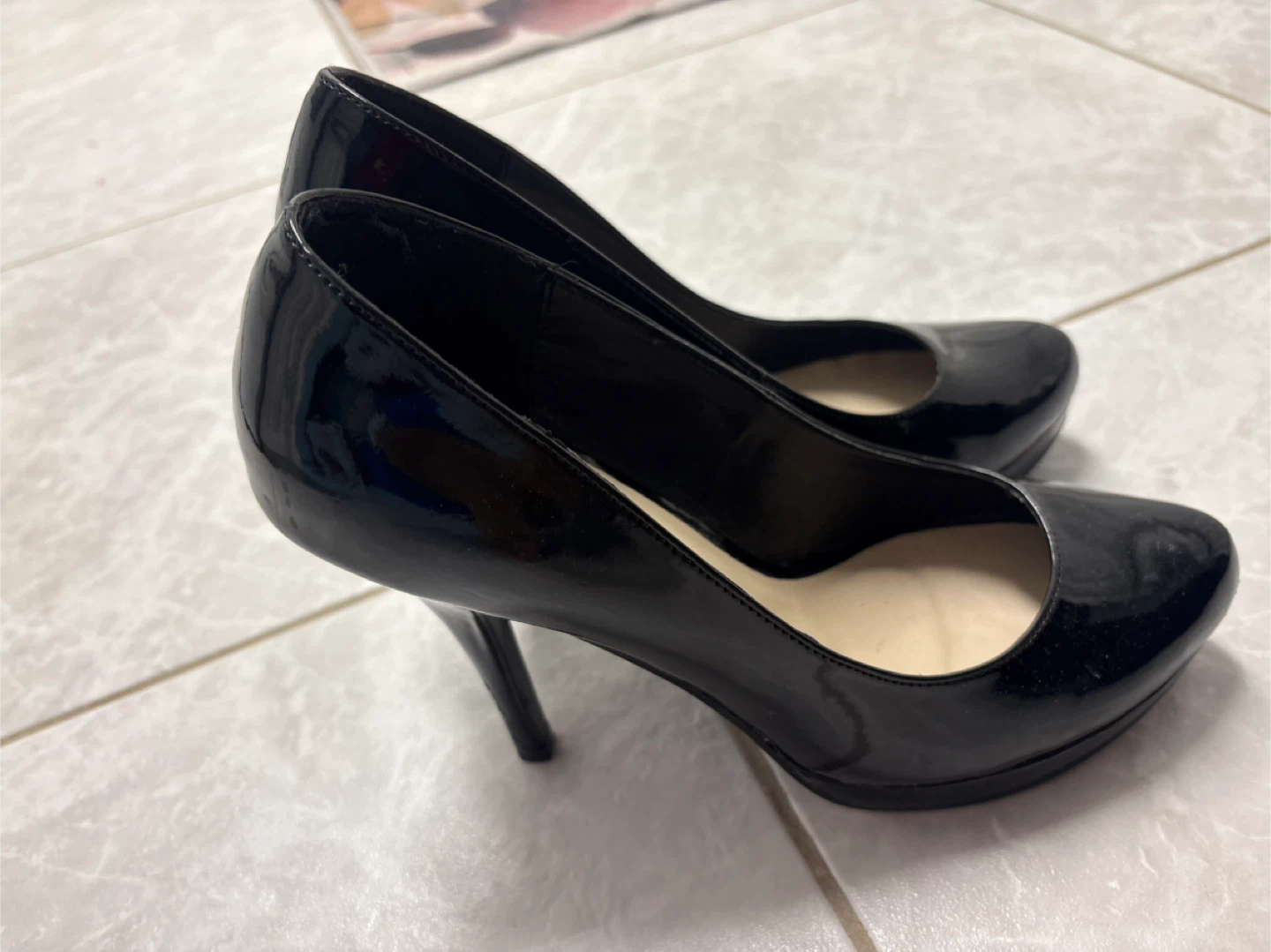 Call It Spring Black Patent Heels
