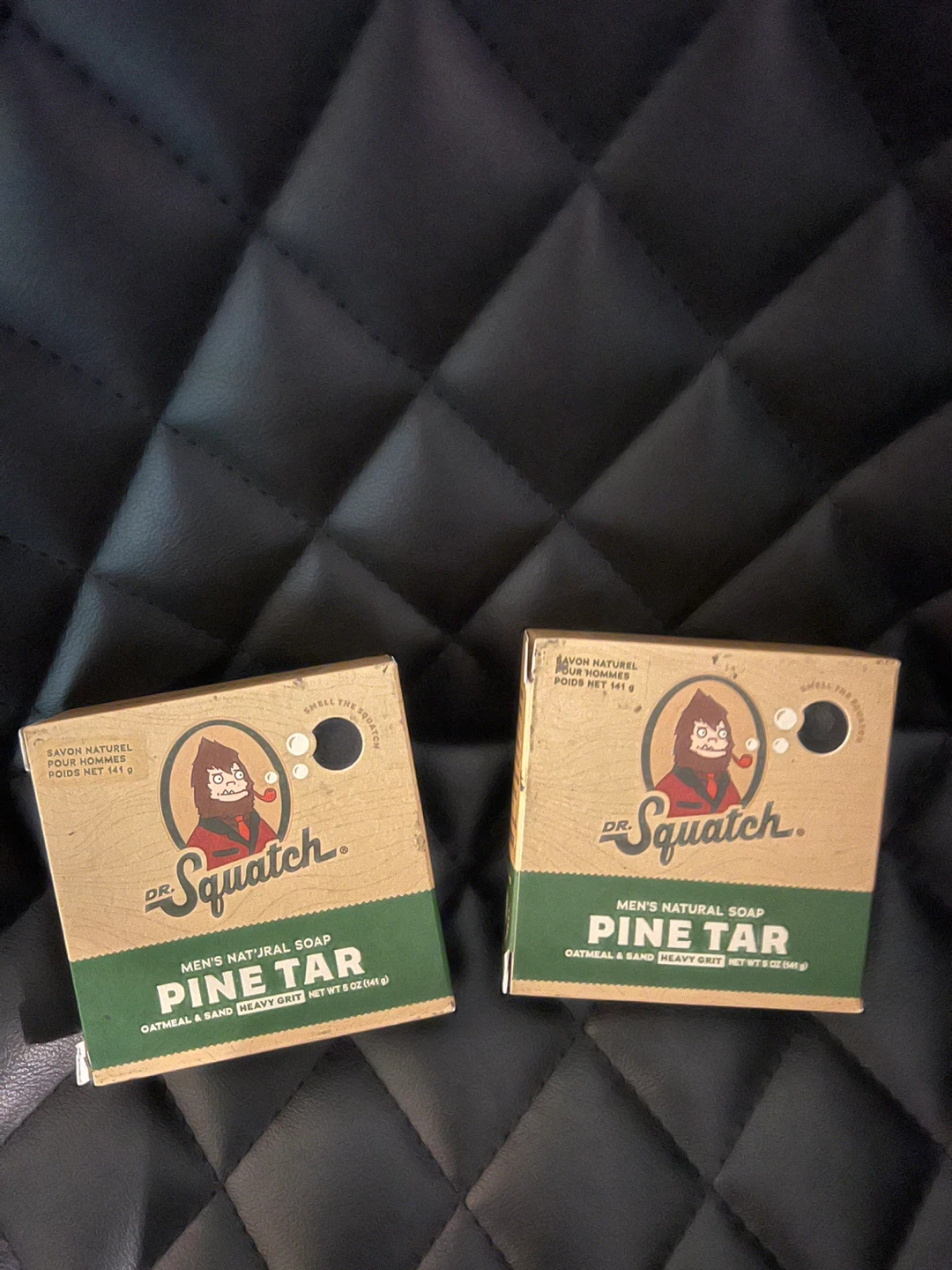 Dr. Squatch Pine Tar Men's Natural Soap (2x 5oz Bars) 🏆