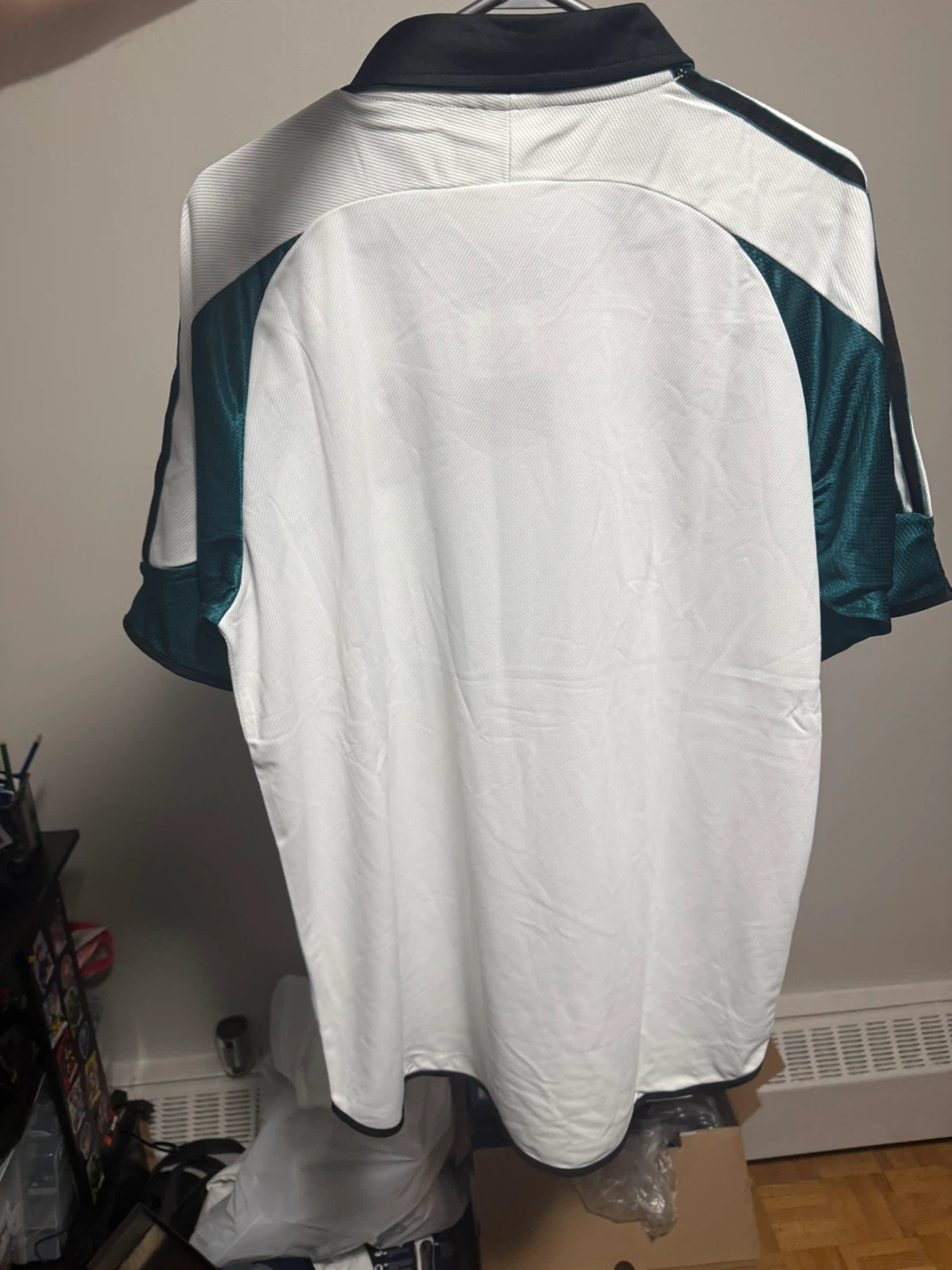Newcastle United Retro Adidas Soccer Jersey Large - photo 2